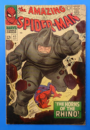Amazing Spider-Man #41 (1966) - VG- (3.5) - 1st App. Rhino