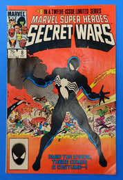 Secret Wars #8 (1984) - FN (6.0) - Origin of Black Symbiote