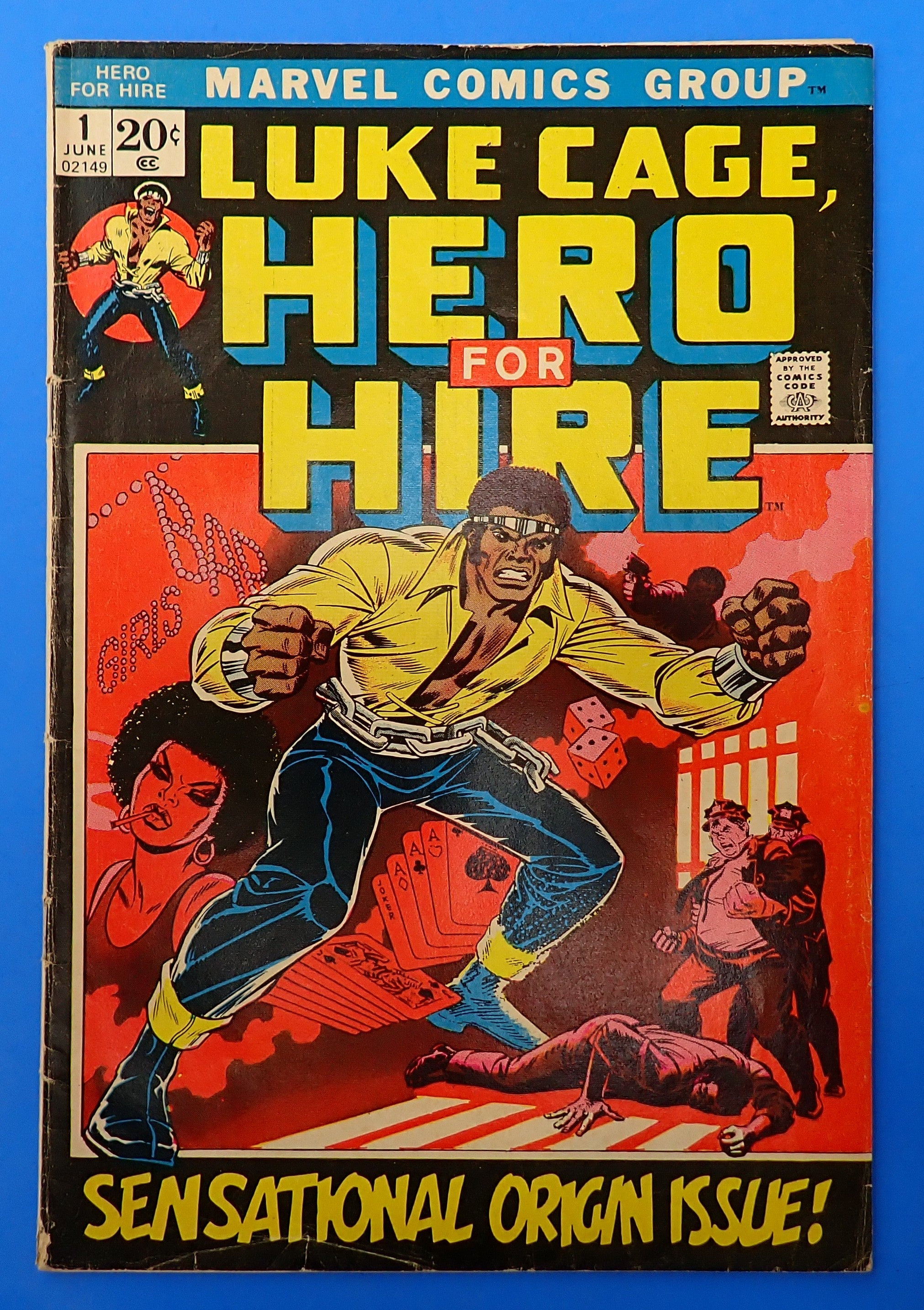 Hero for Hire #1 (1972) - VG/VG- (3.5-4.0) - 1st App. & Origin Luke Cage
