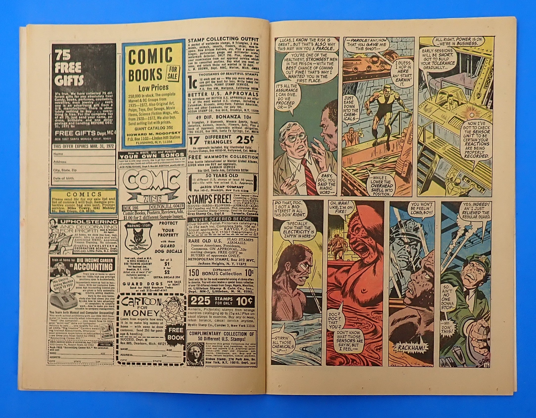 Hero for Hire #1 (1972) - VG/VG- (3.5-4.0) - 1st App. & Origin Luke Cage