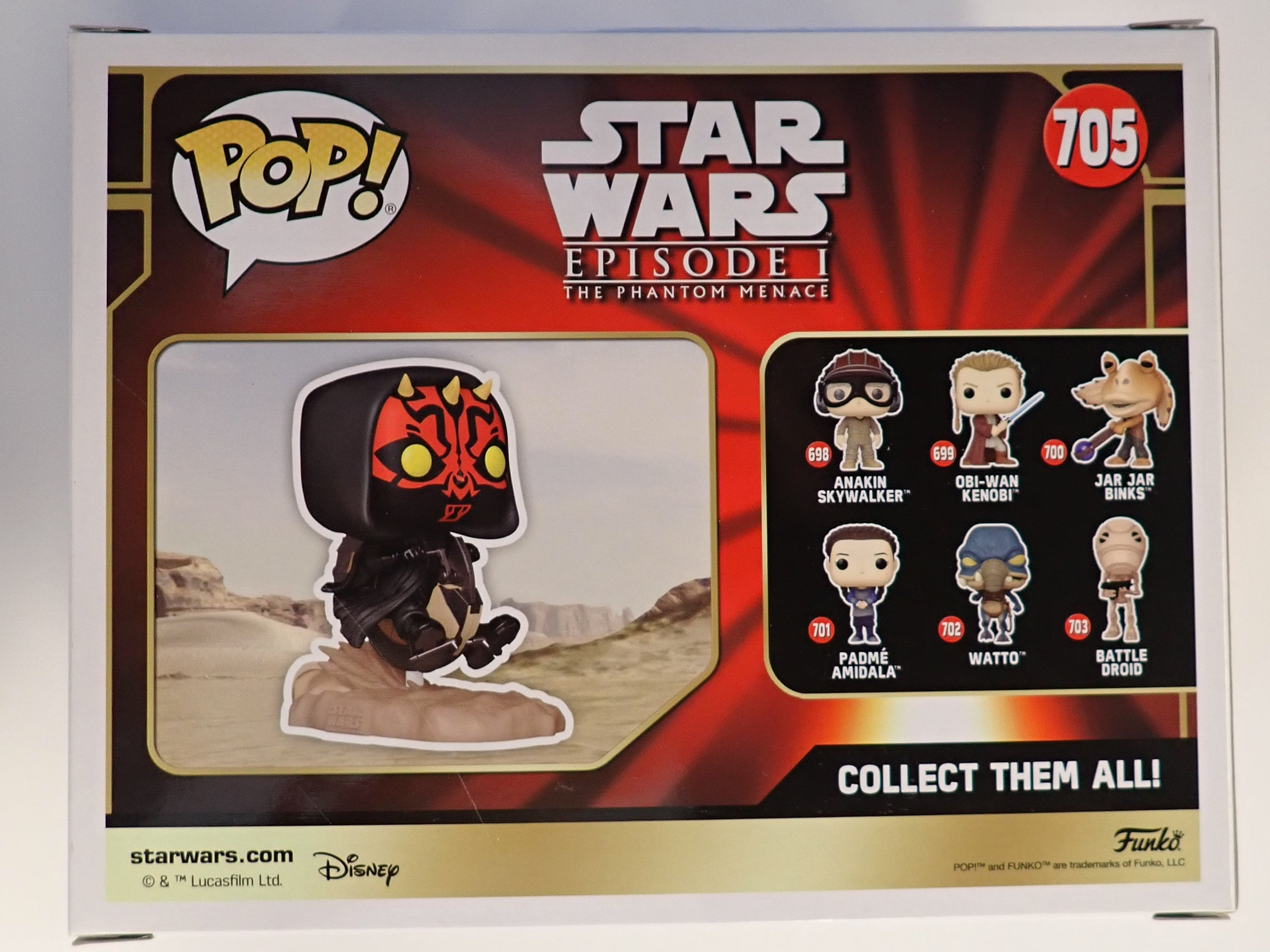 Darth Maul On Bloodfin Speeder - POP! #705 [Pre-Owned]