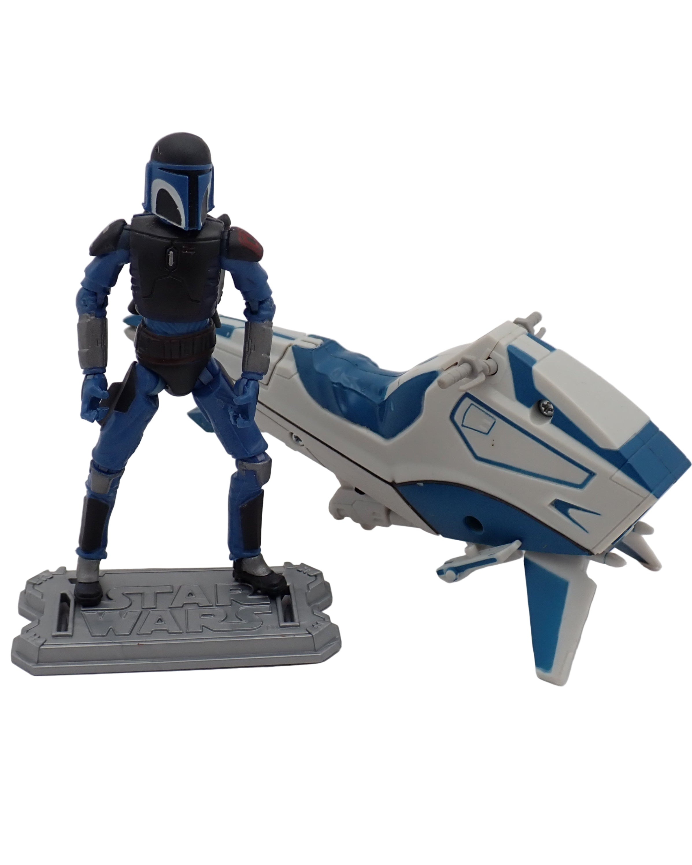 Mandalorian Warrior (With Mandalorian Speeder) (2010) - Star Wars Figure