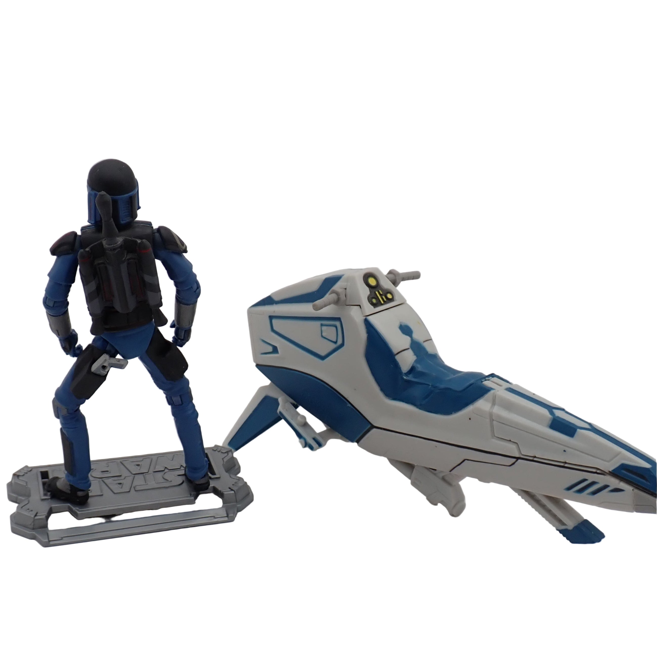 Mandalorian Warrior (With Mandalorian Speeder) (2010) - Star Wars Figure