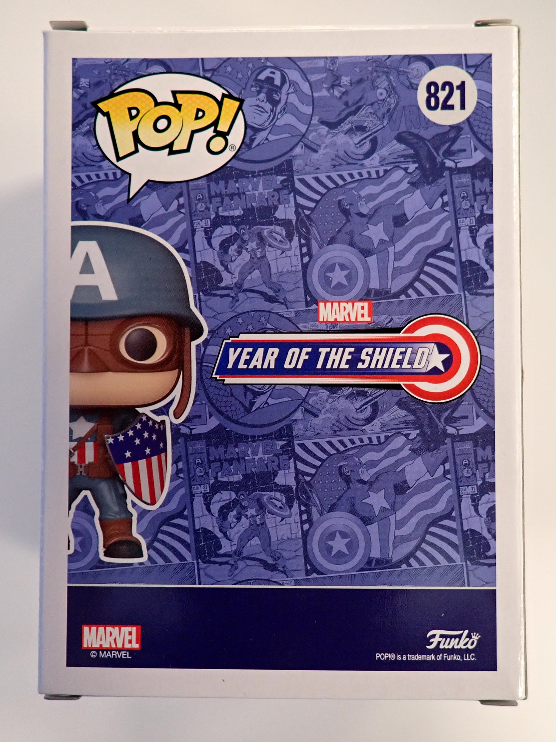 WWII Ultimates Captain America - POP! #821 [Pre-Owned]