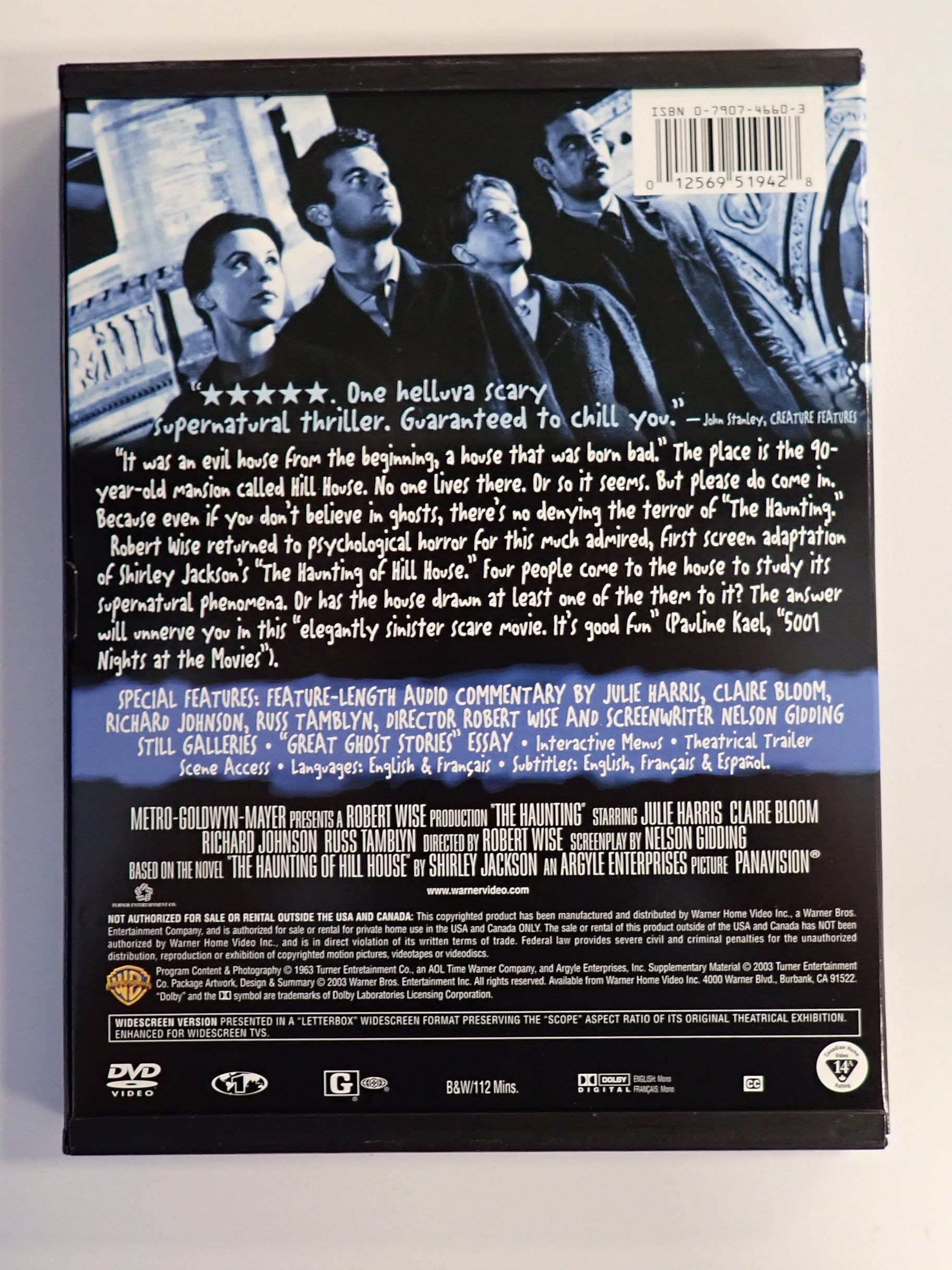 The Haunting - A Robert Wise Production - DVD [Pre-Owned]