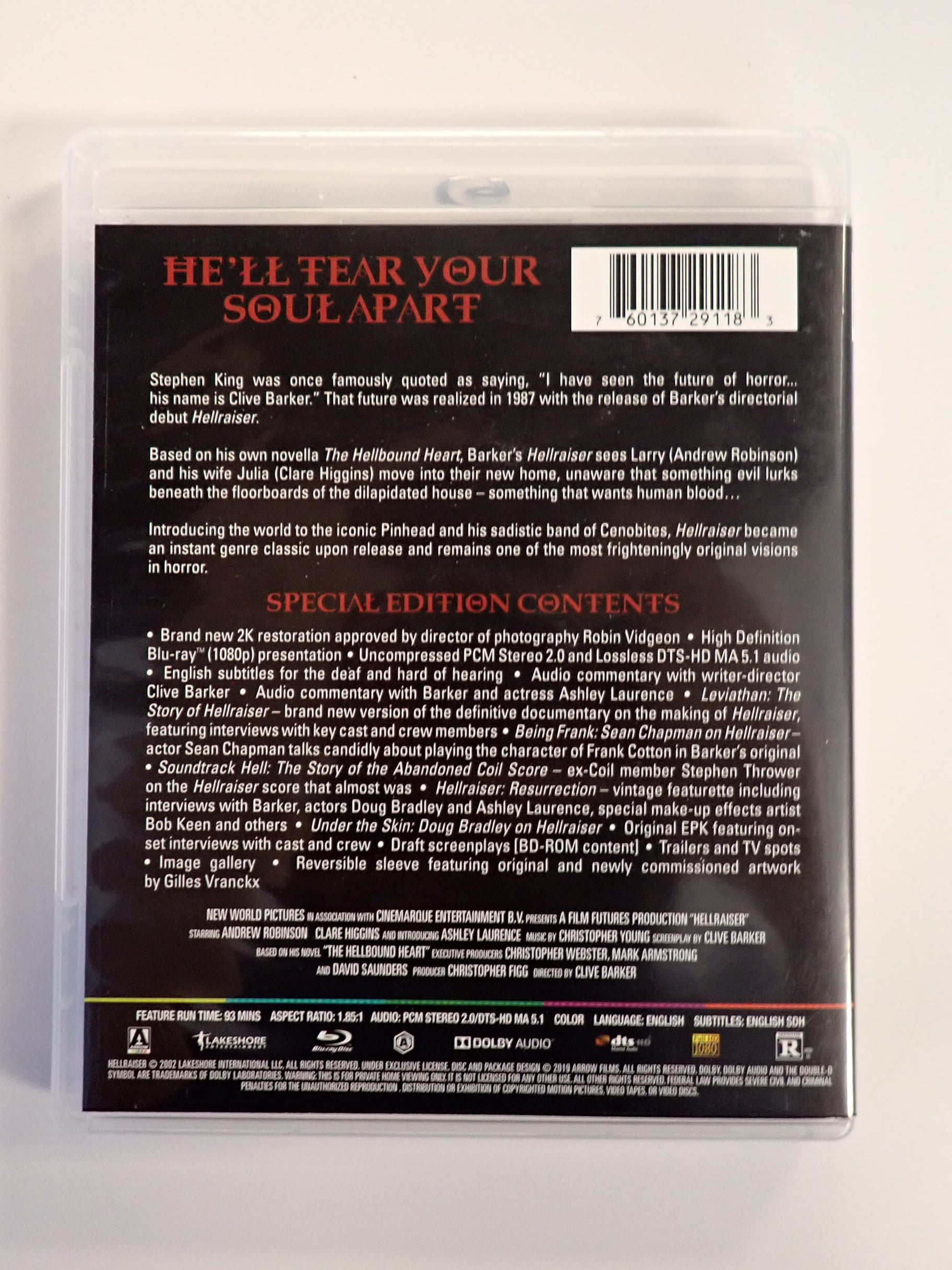 Hellraiser - Blu-Ray [Pre-Owned]