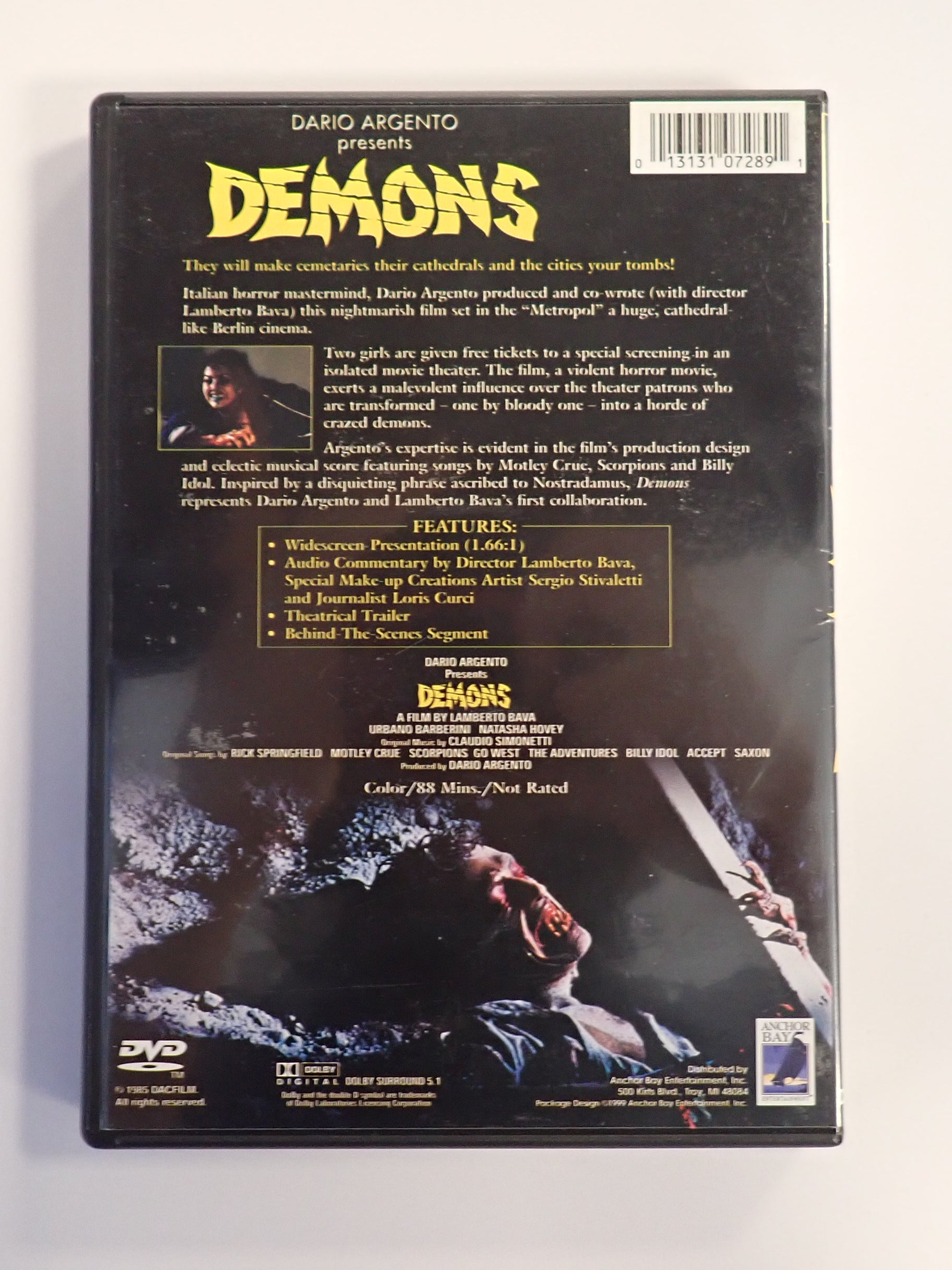 Demons (Dario Argento Collection) - DVD [Pre-Owned]