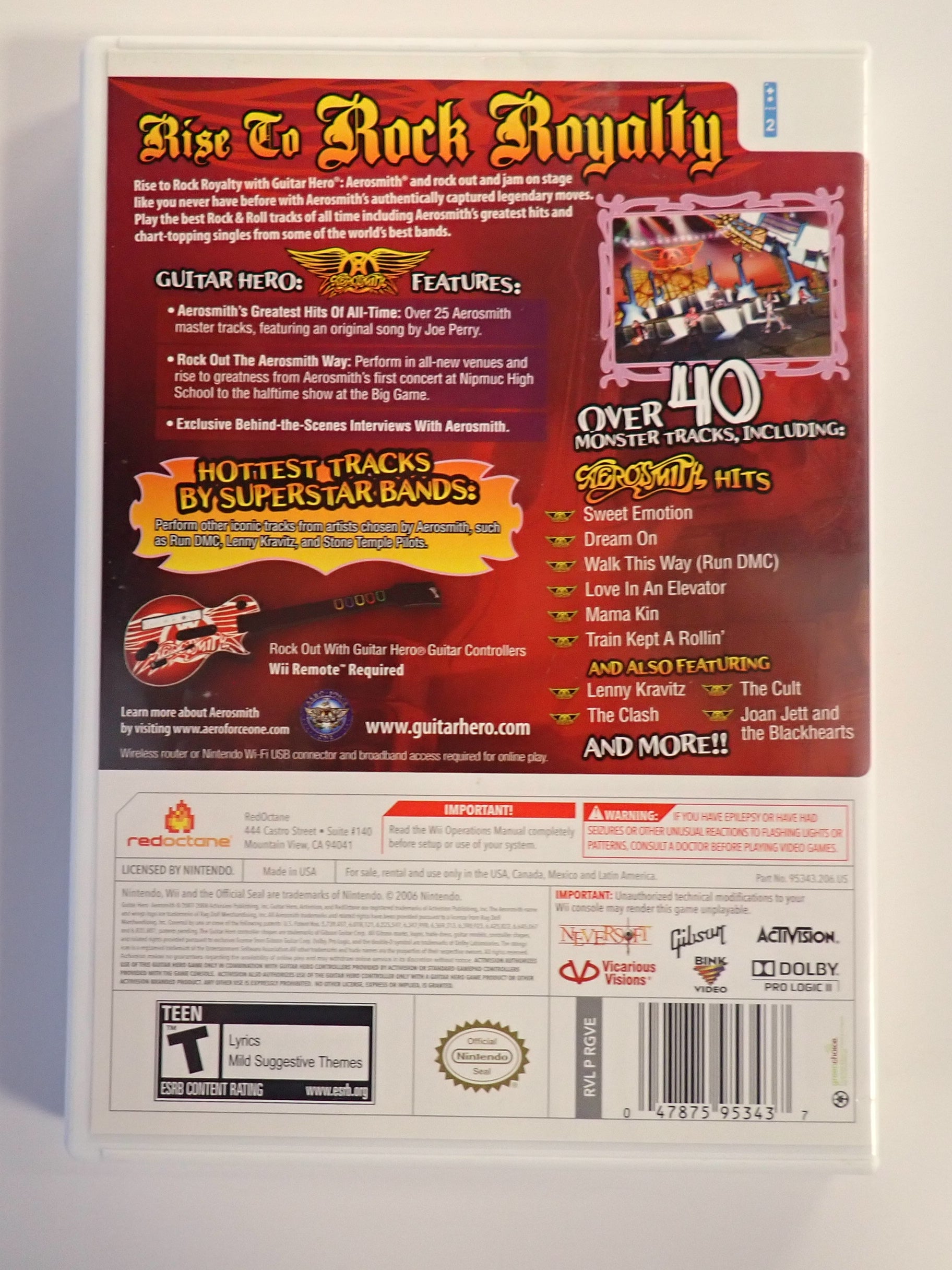 Guitar Hero Aerosmith - Wii [Pre-Owned]