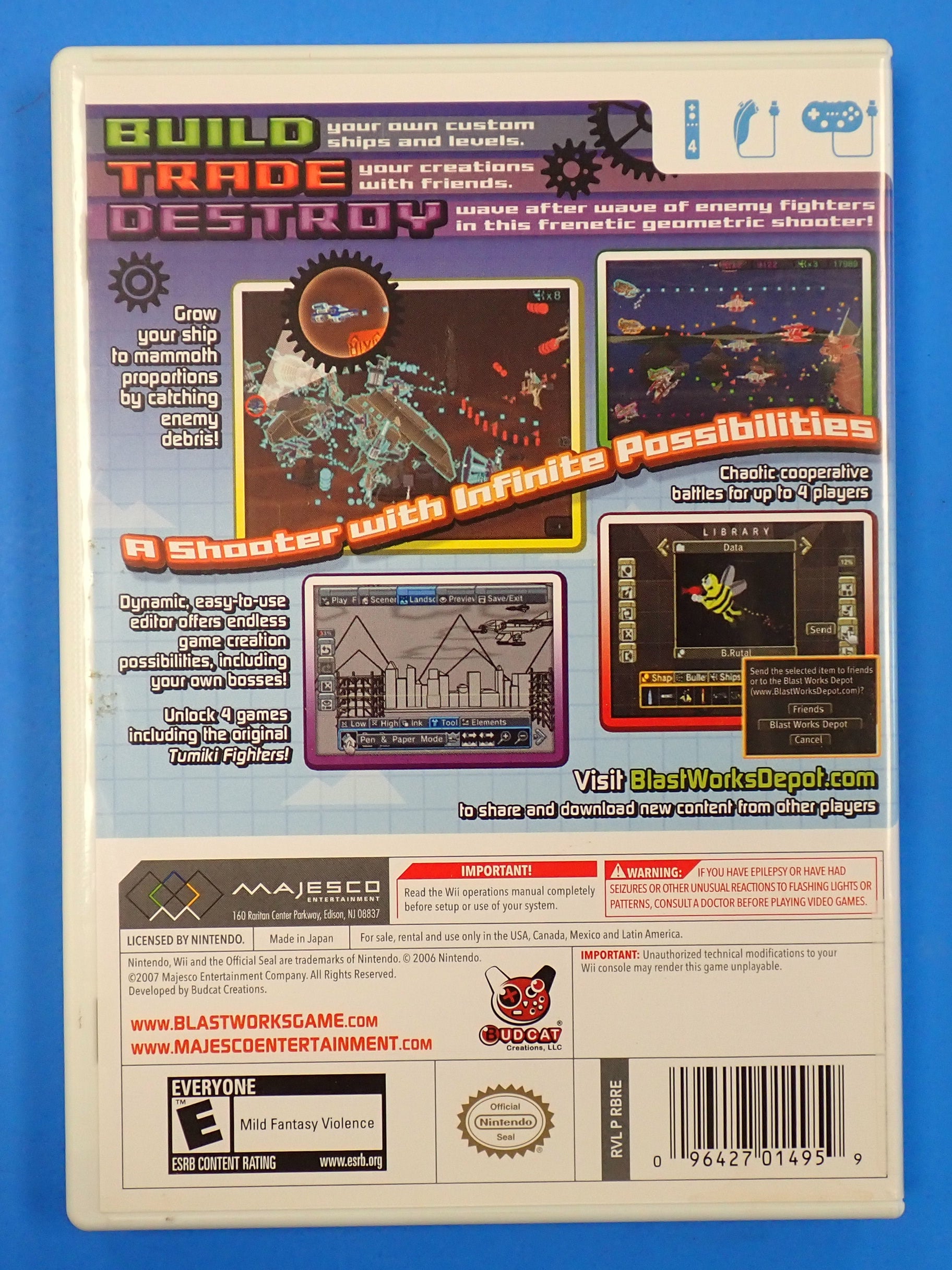 Blast Works Build Trade Destroy - Wii