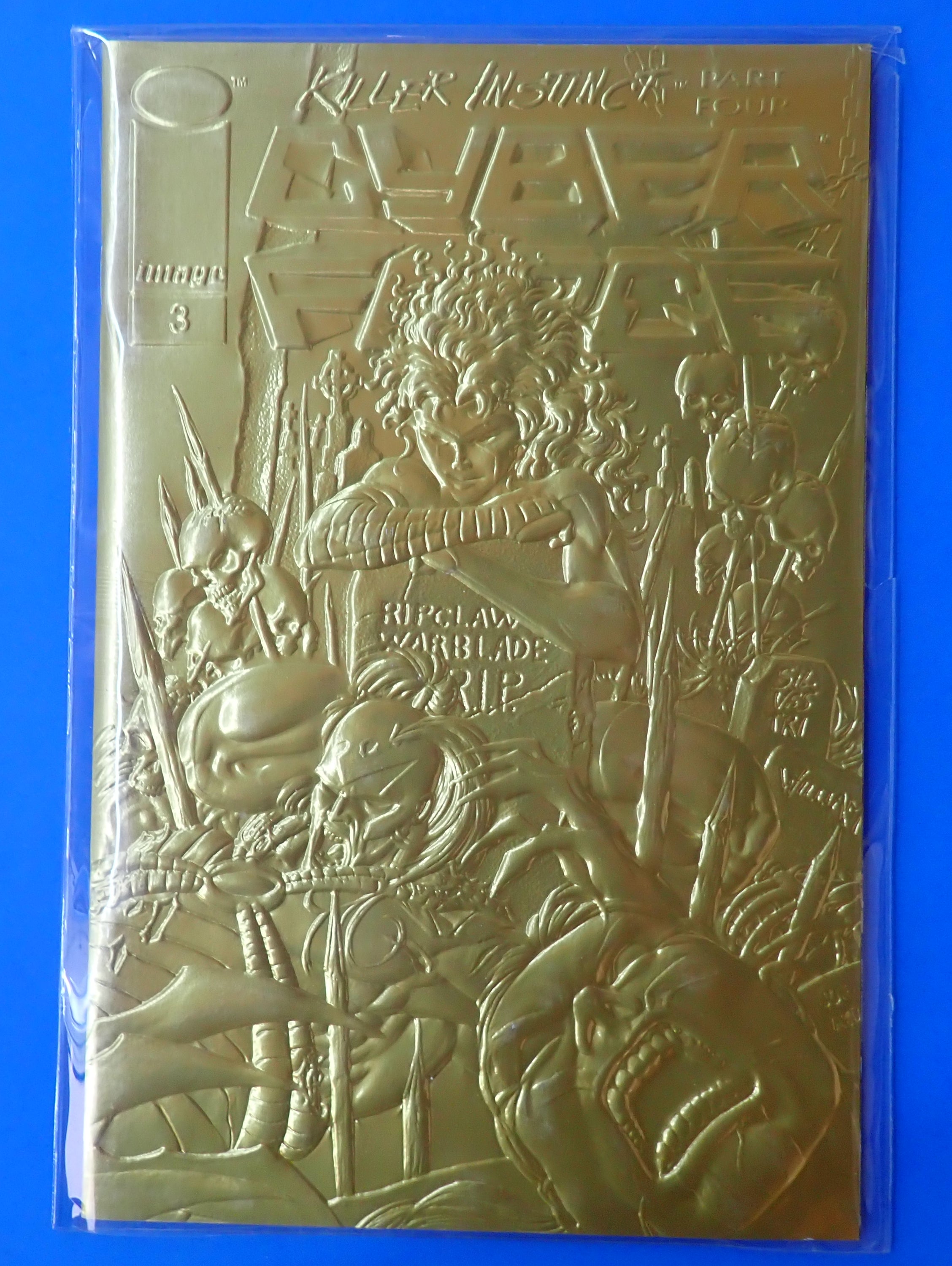 Cyber Force #3 Gold Embossed (1993)
