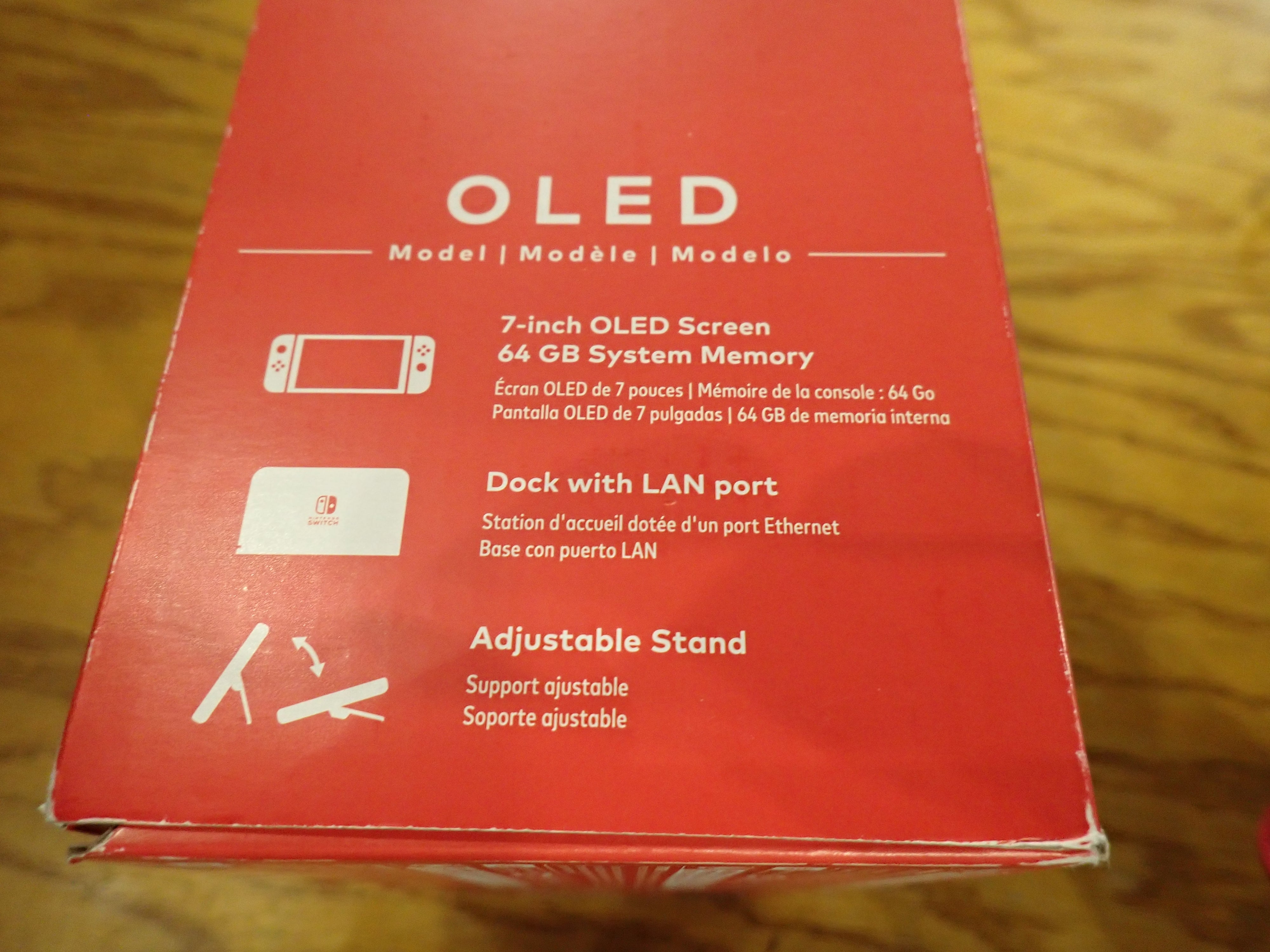 Switch OLED w/ box - White
