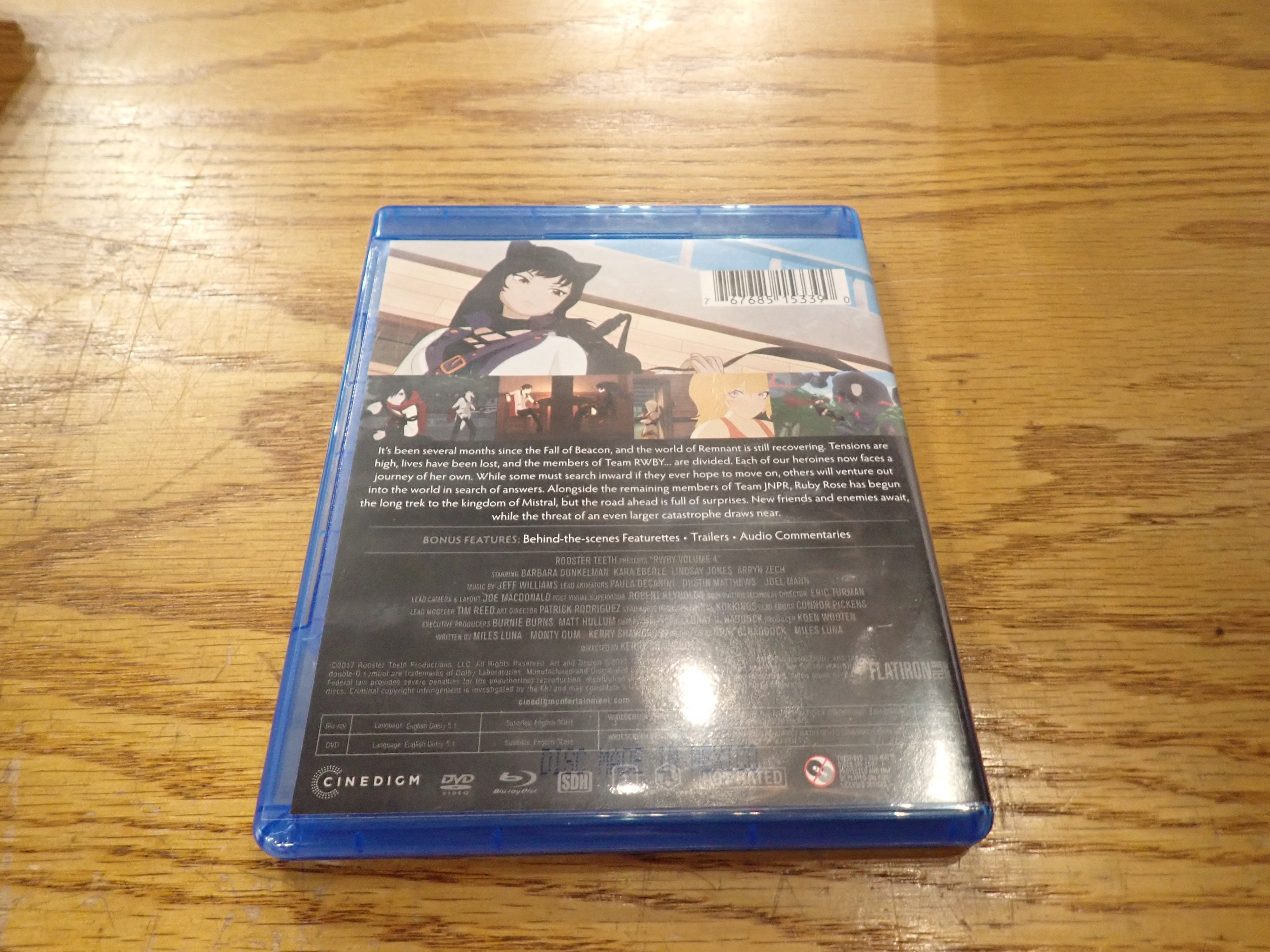 RWBY Vol. 4 - Blu-Ray & DVD