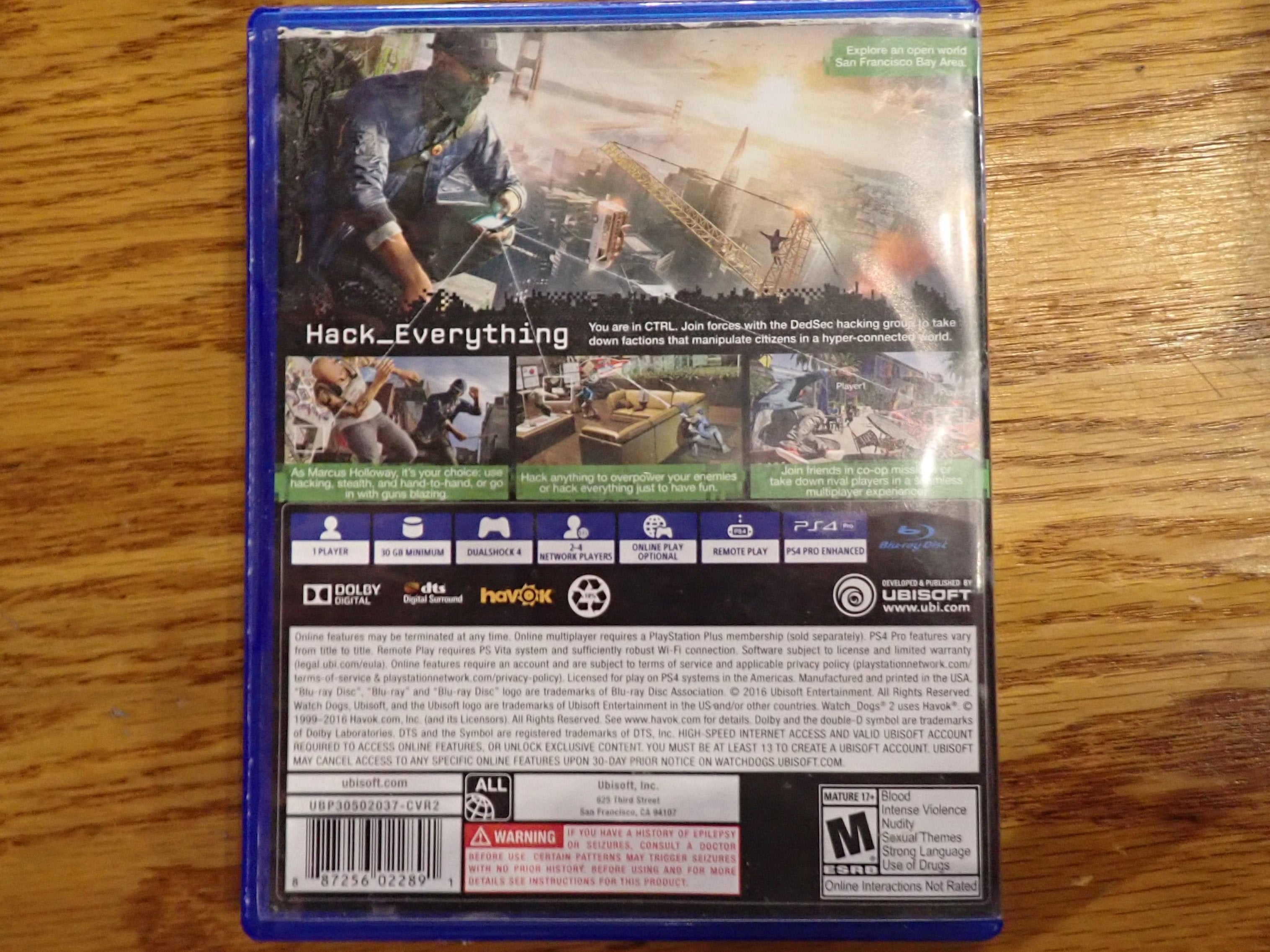Watch Dogs 2 - PS4