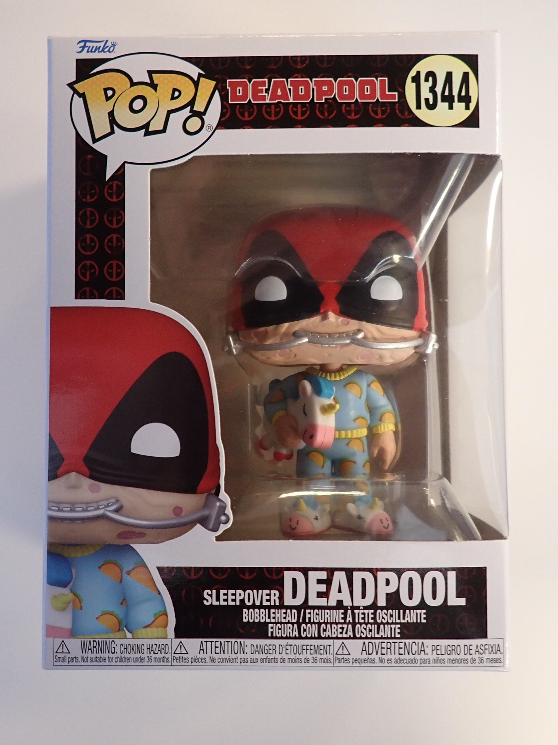 Sleepover Deadpool - POP! #1344 [Pre-Owned]