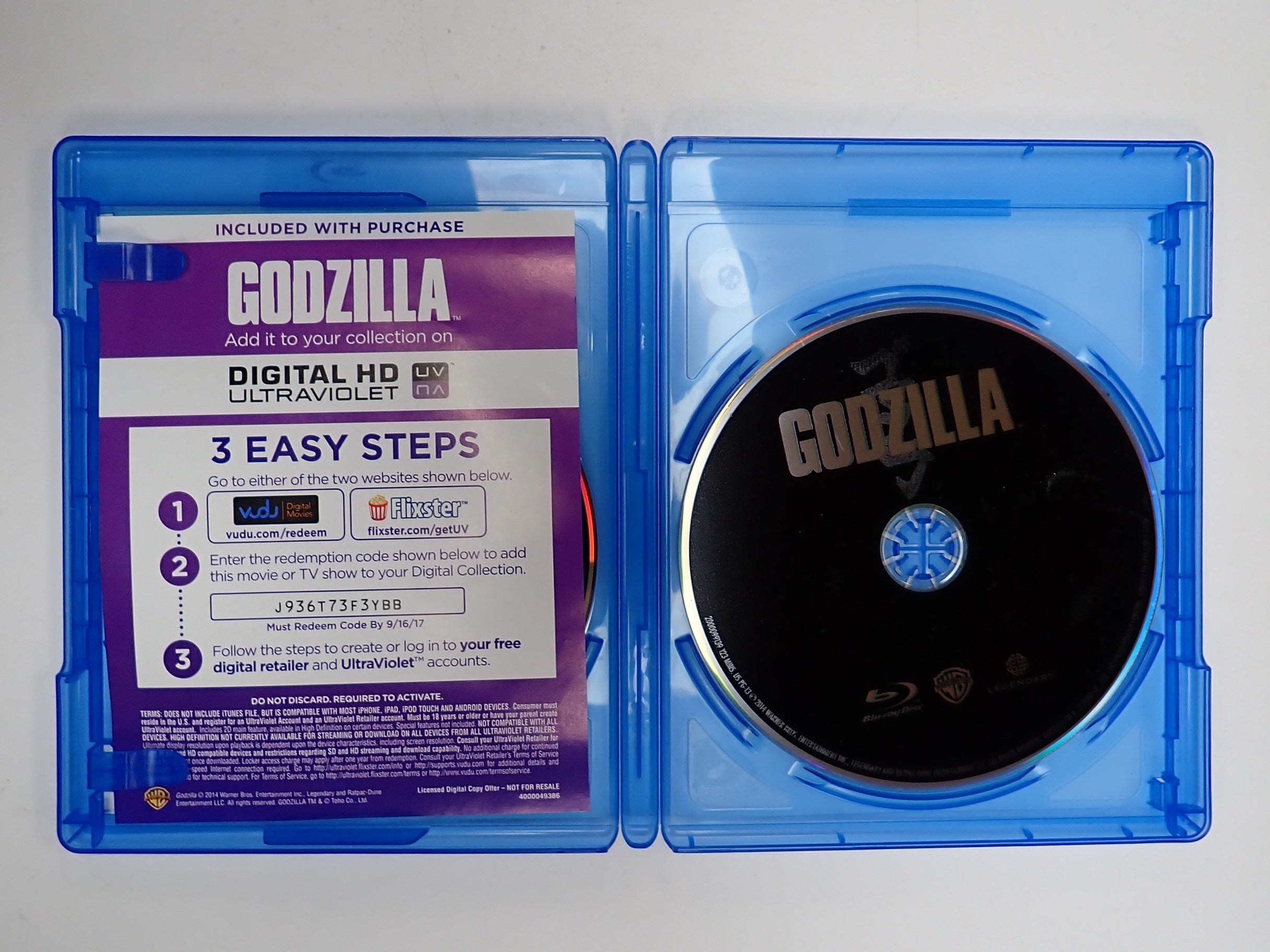 Godzilla (2014) - Blu-Ray [Pre-Owned]