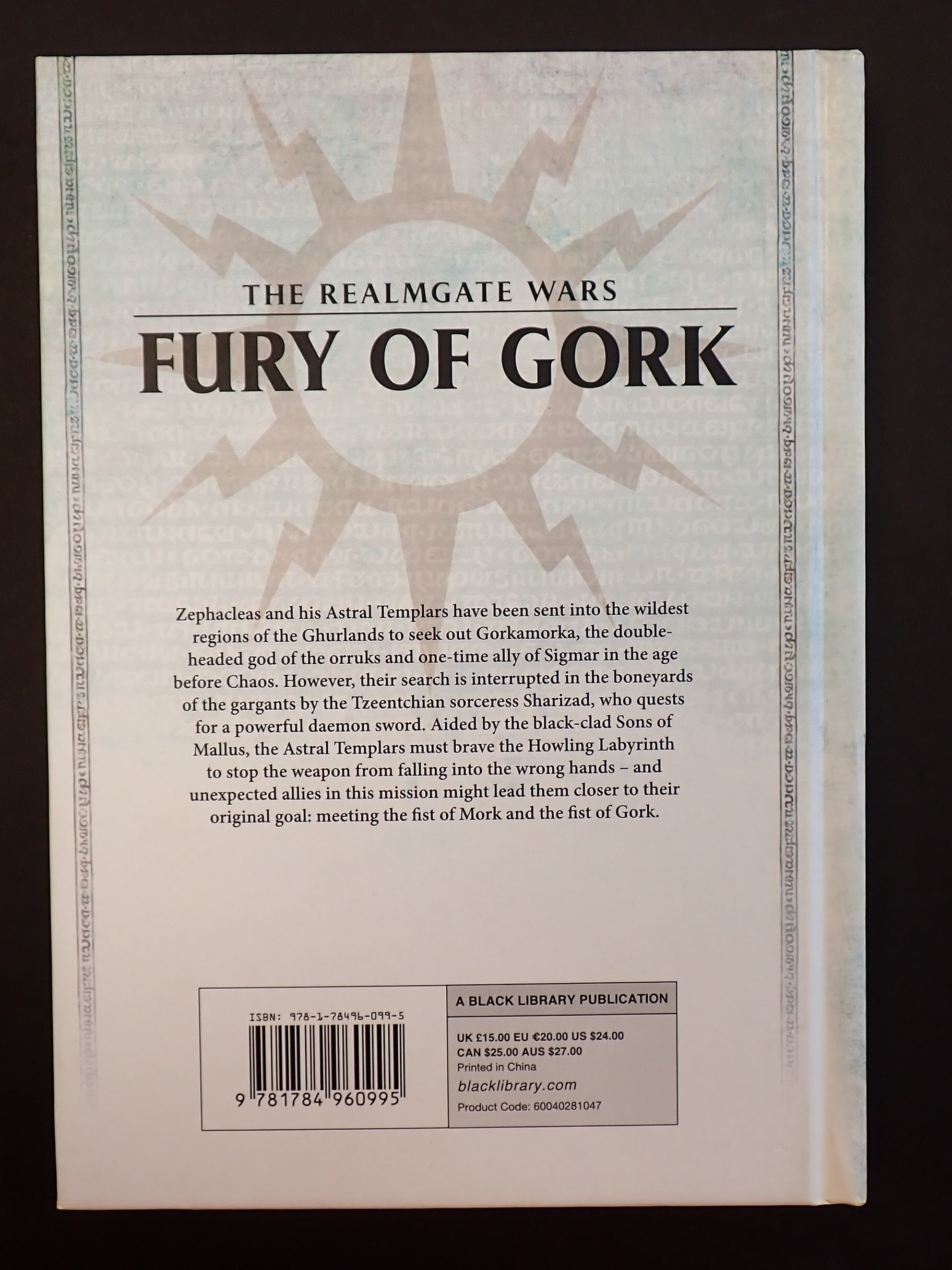 The Realmgate Wars: Fury of Gork Warhammer Age of Sigmar Hardcover [Pre-Owned]