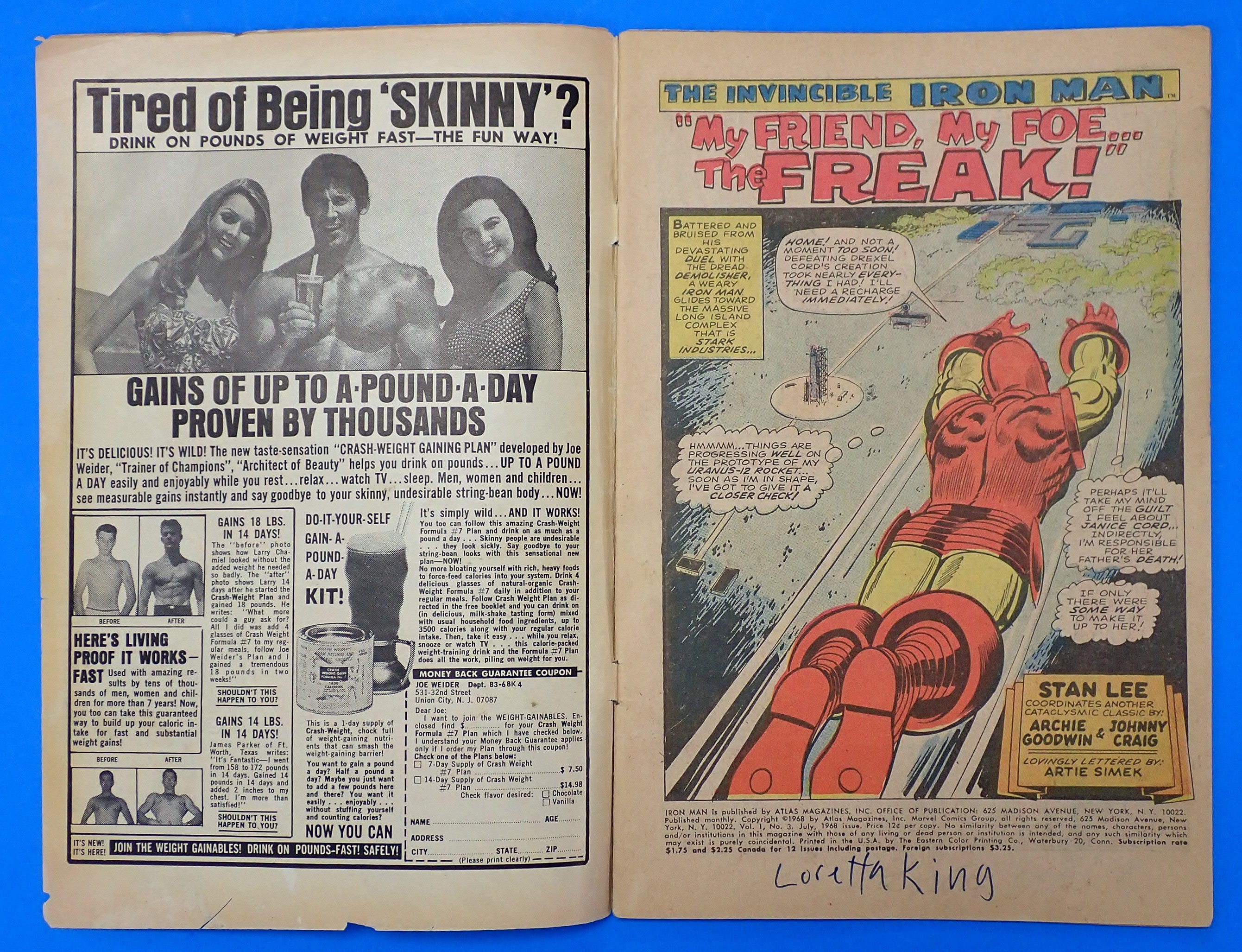 Invincible Iron Man #3 (1968) - (3.0) - Silver Age Issue