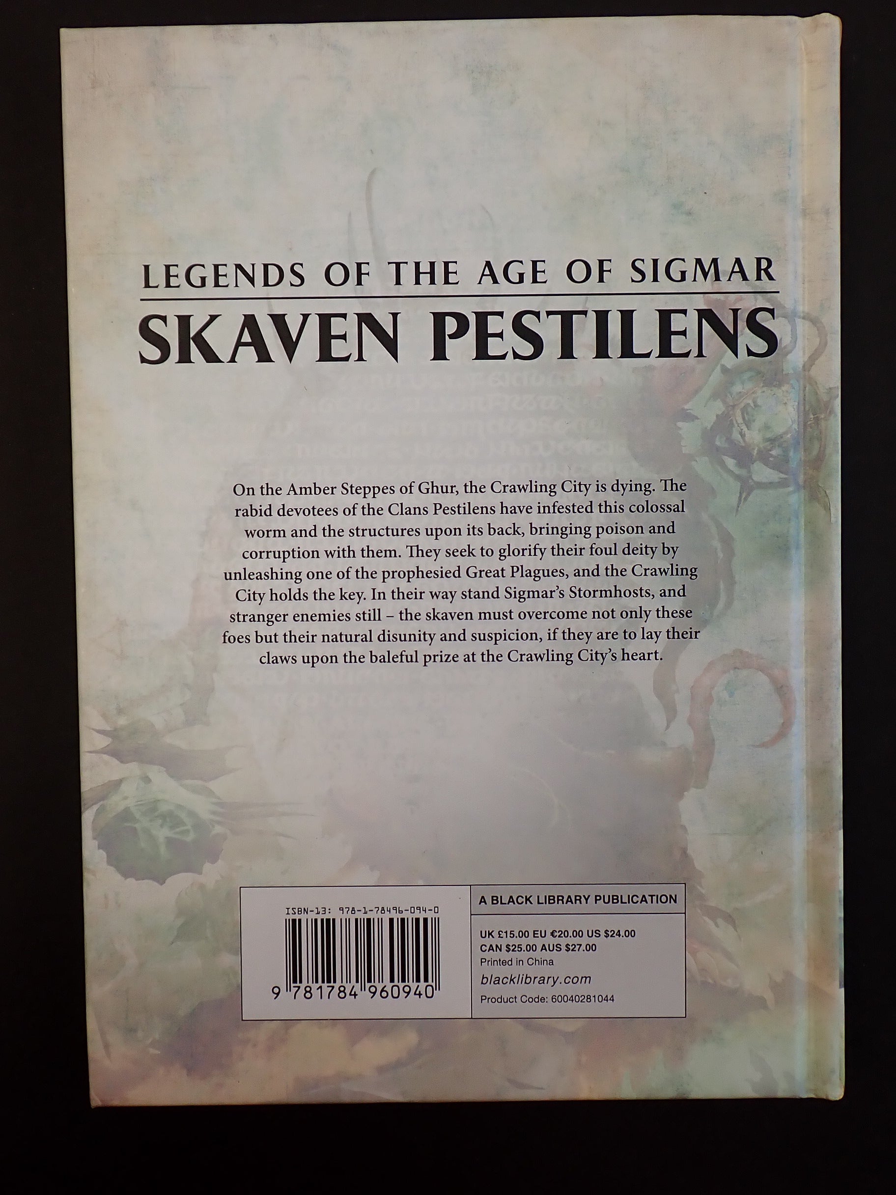 Legends of the Age of Sigmar: Skaven Pestilens Hardcover [Pre-Owned]