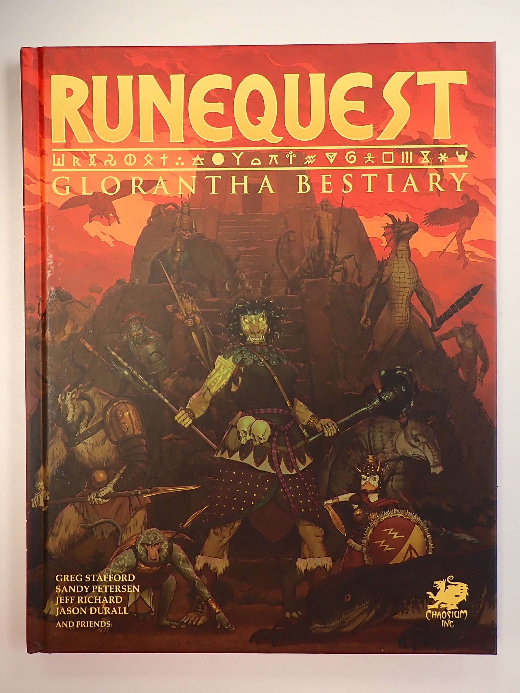 RuneQuest: Roleplaying in Glorantha Deluxe Slipcase Set Hardcover [Pre-Owned]