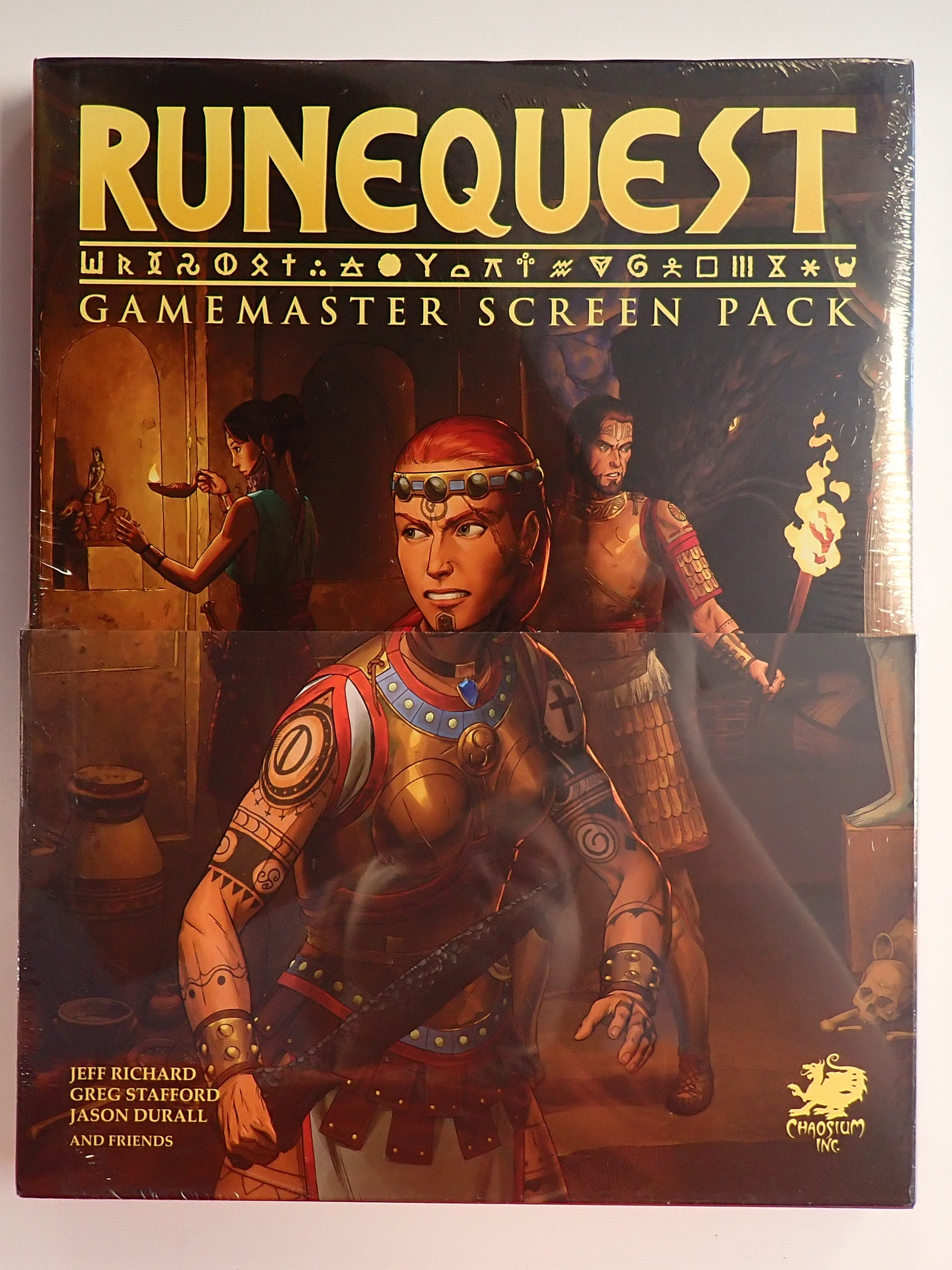 RuneQuest: Roleplaying in Glorantha Deluxe Slipcase Set Hardcover [Pre-Owned]
