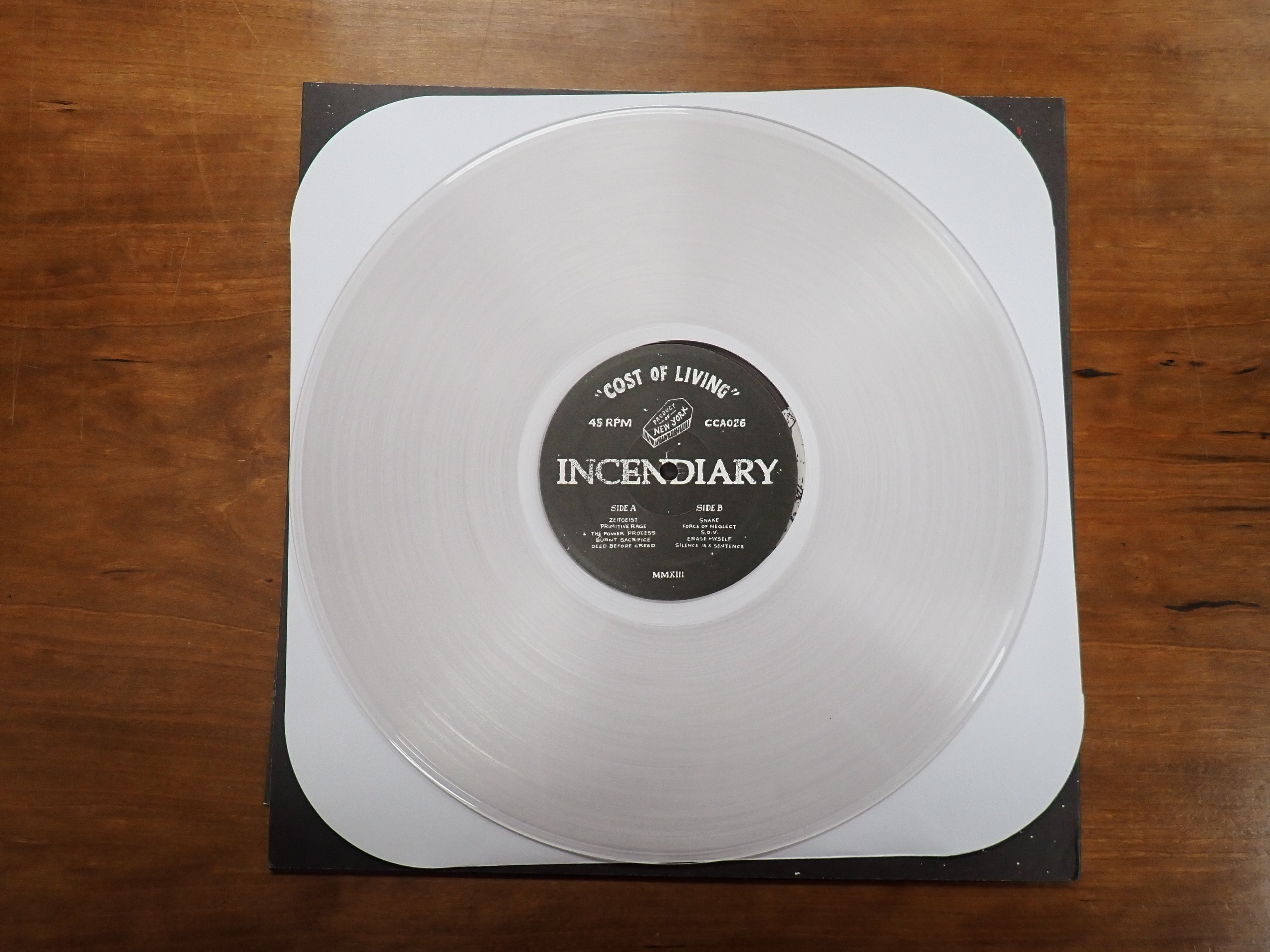 Incendiary - Cost Of Living