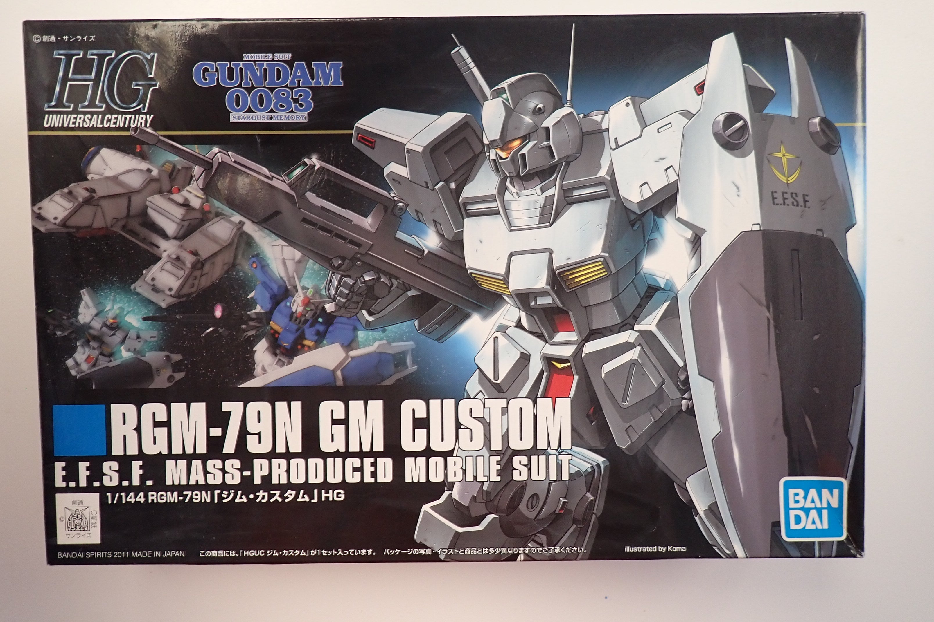 RGM-79N Gm Custom Gundam 0083 Stardust Memory [Pre-Owned]