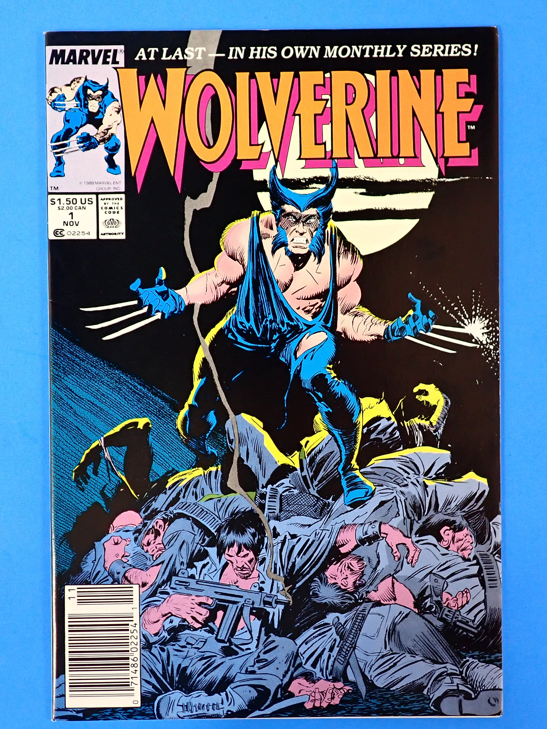 Wolverine #1 (1988) - (8.5-9.0) - 1st Solo Series