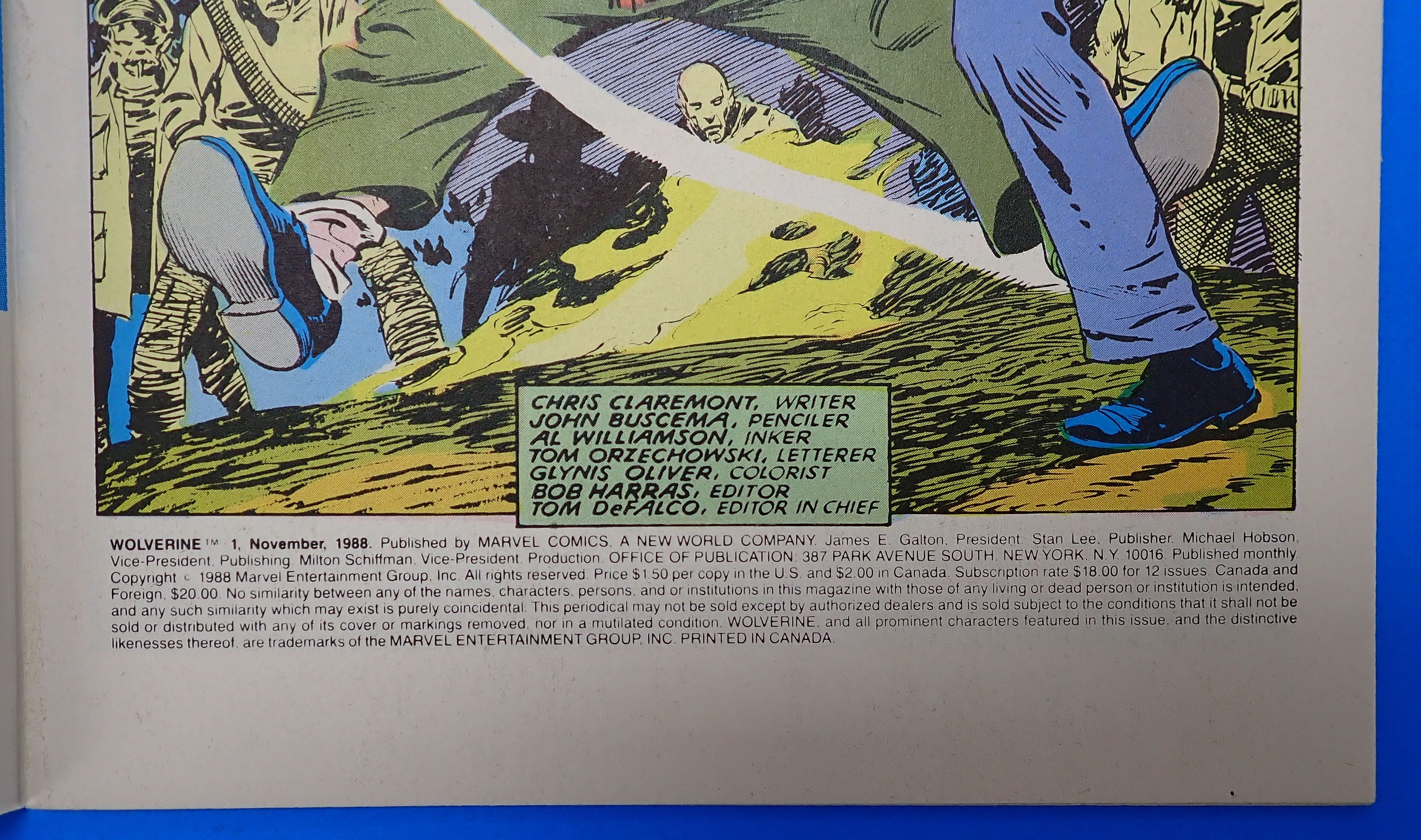 Wolverine #1 (1988) - (8.5-9.0) - 1st Solo Series