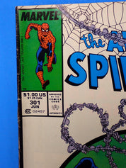 The Amazing Spider-Man #301 (1988) - (4.5) - Iconic Cover Art by Todd McFarlane