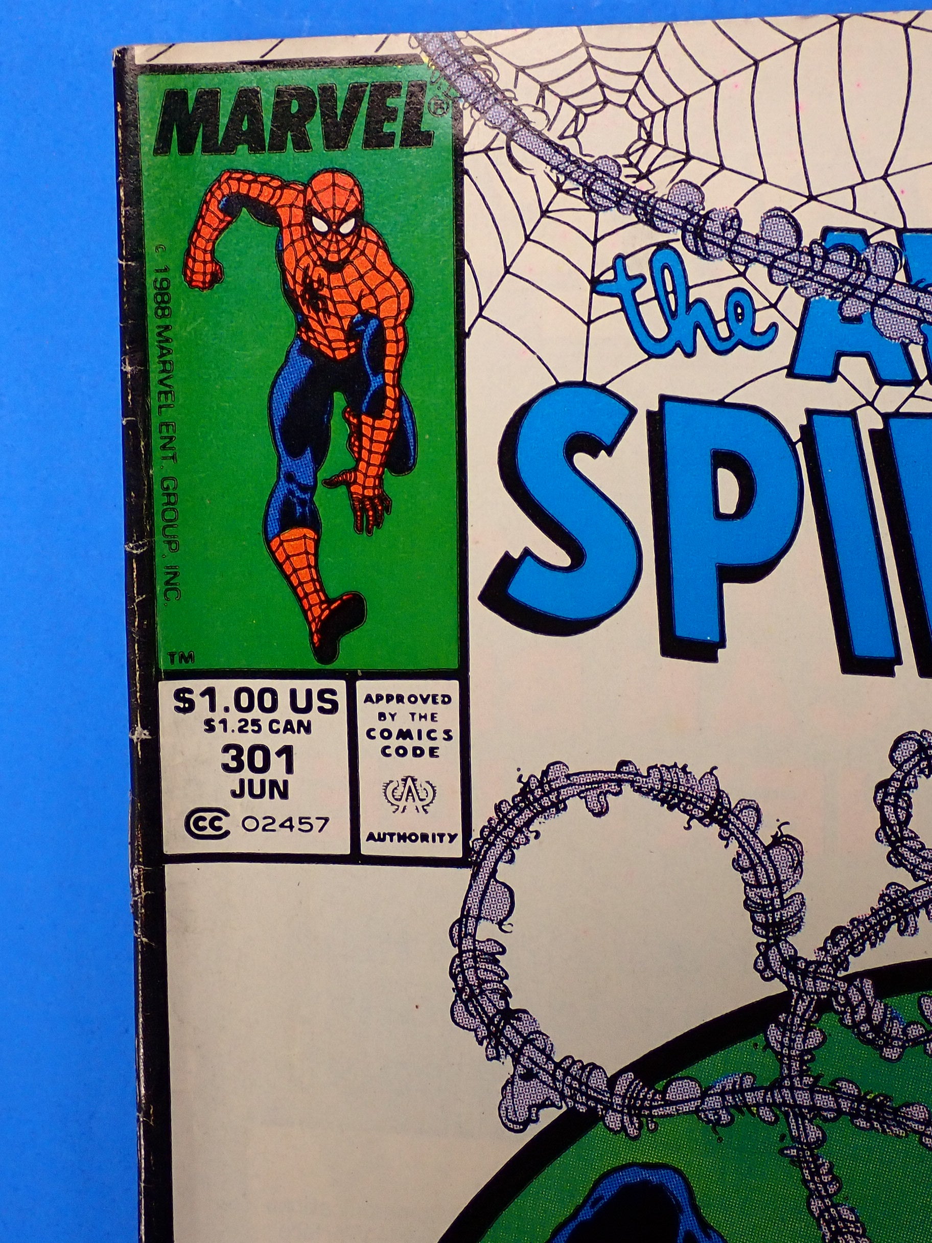 The Amazing Spider-Man #301 (1988) - (4.5) - Iconic Cover Art by Todd McFarlane