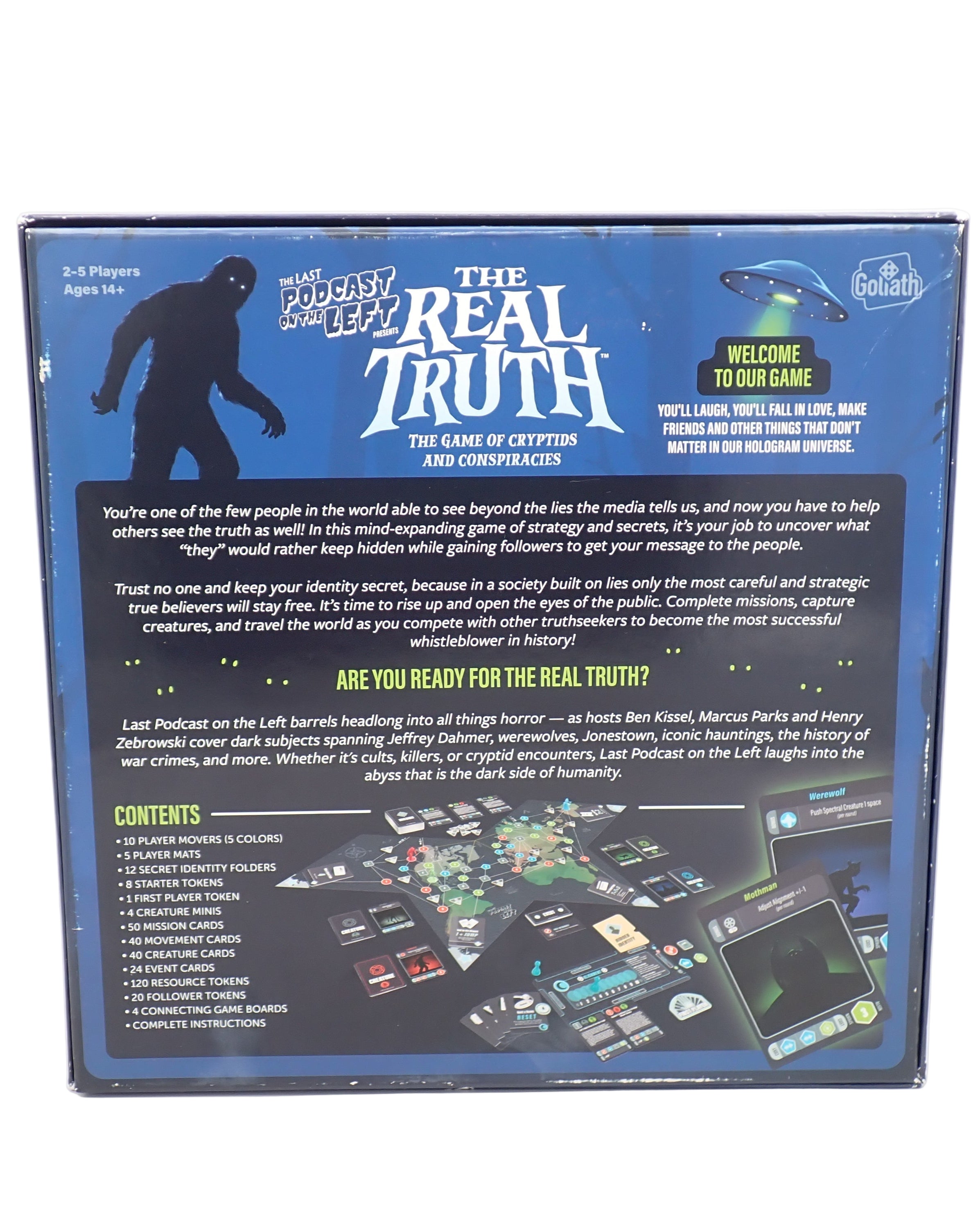 The Real Truth Board Game from The Last Podcast on the Left