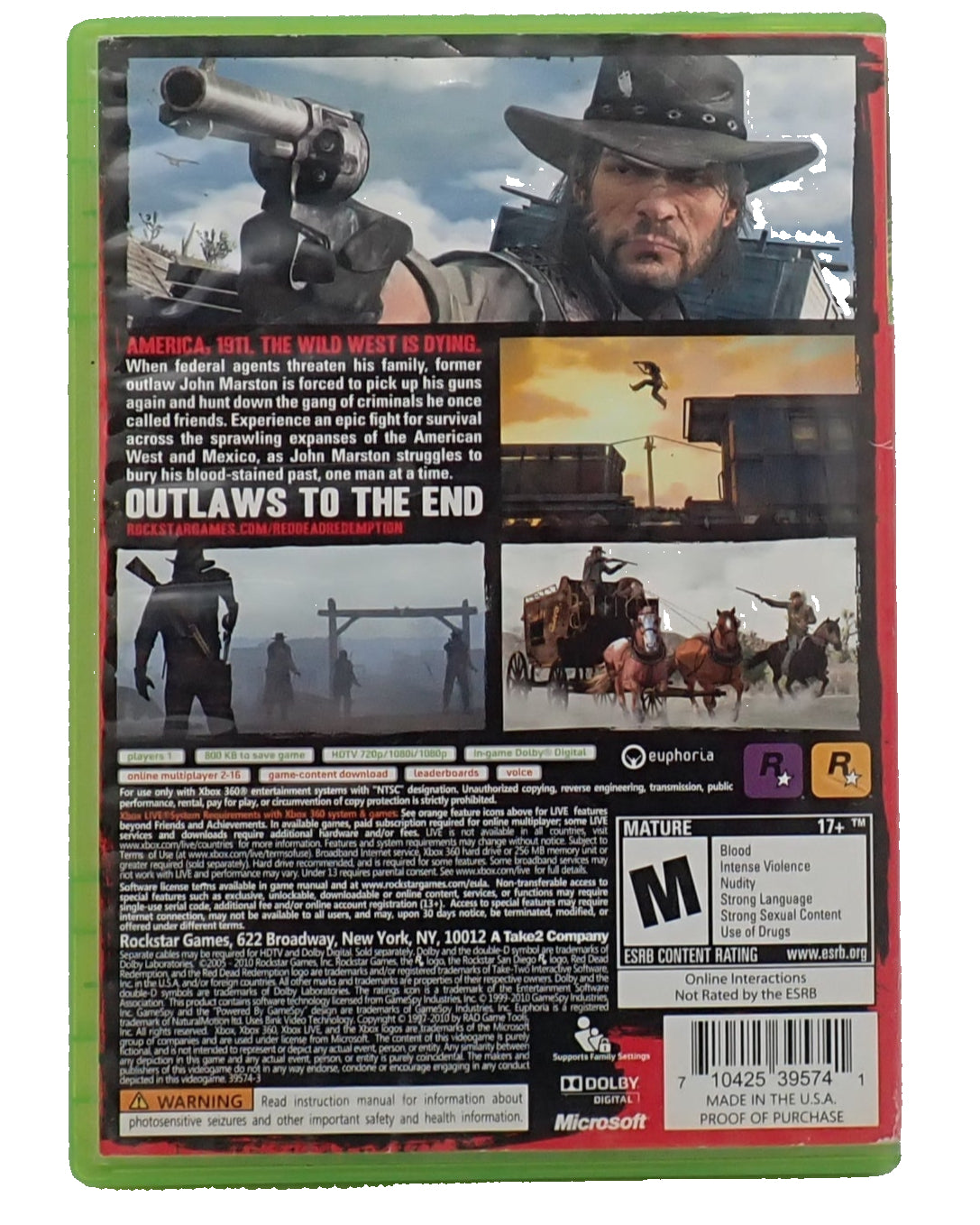 Red Dead Redemption - Xbox 360