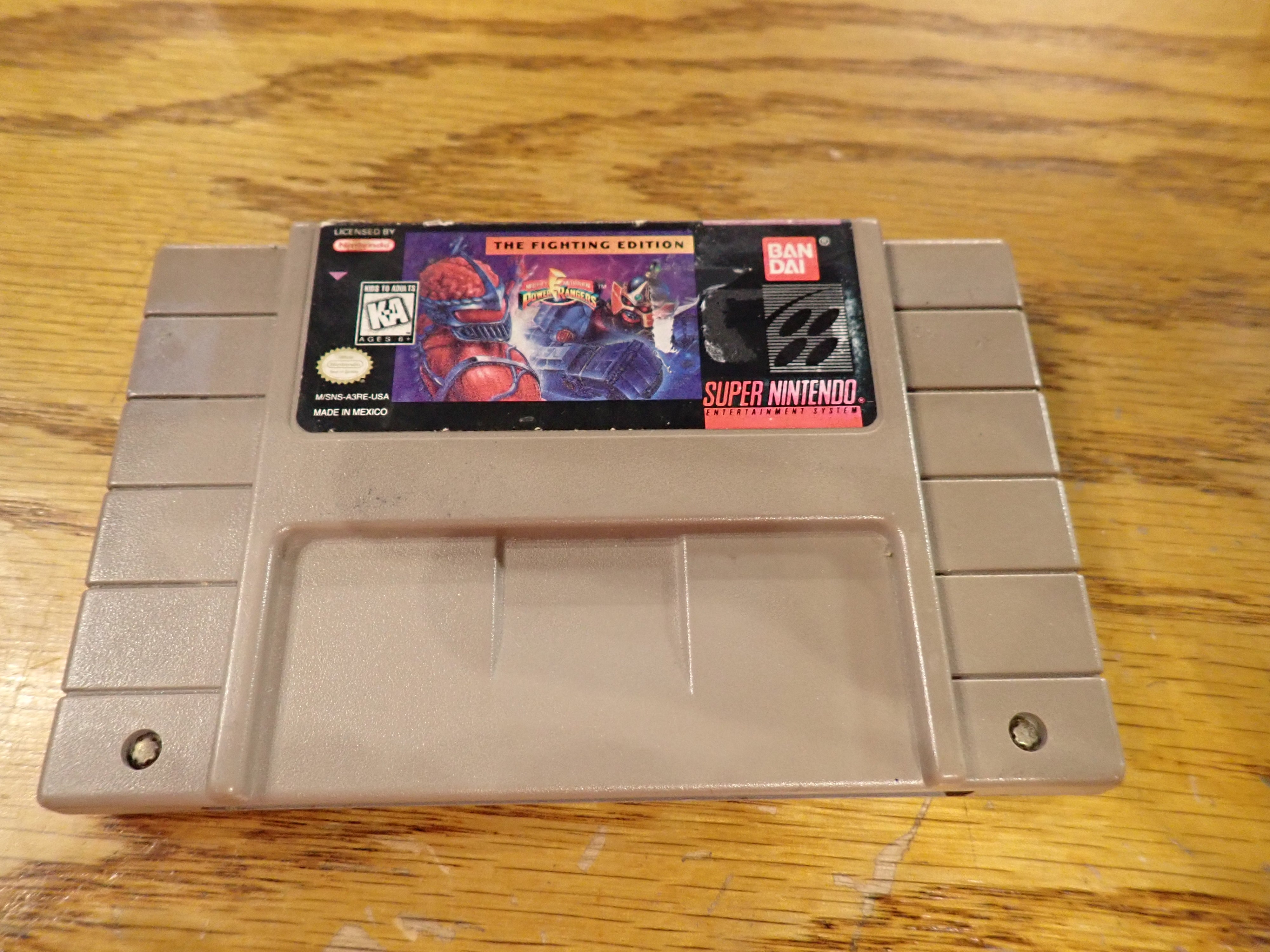 Power Rangers The Fighting Edition - SNES