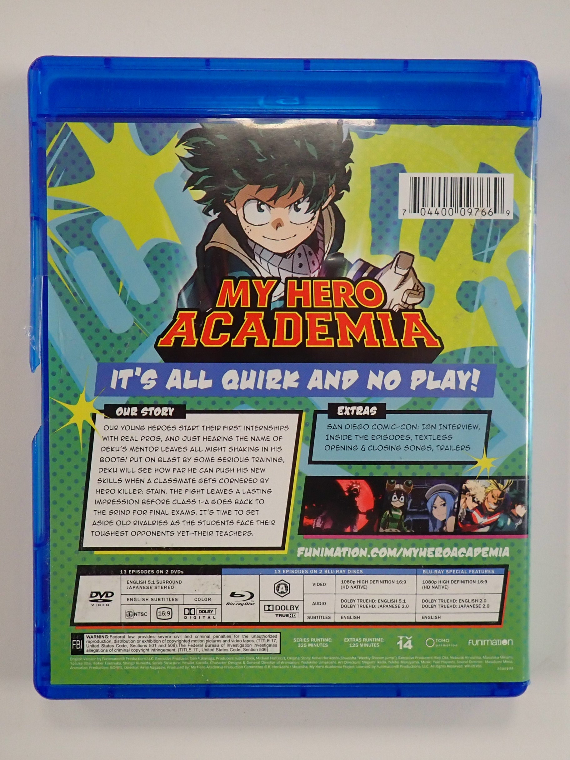 My Hero Academia Season 2 Part 2 - Blu-Ray [Pre-Owned]