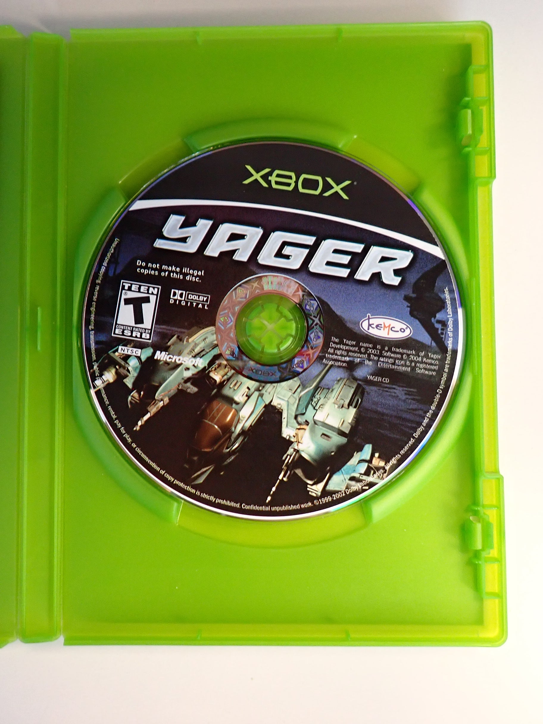 Yager - Xbox [Pre-Owned]