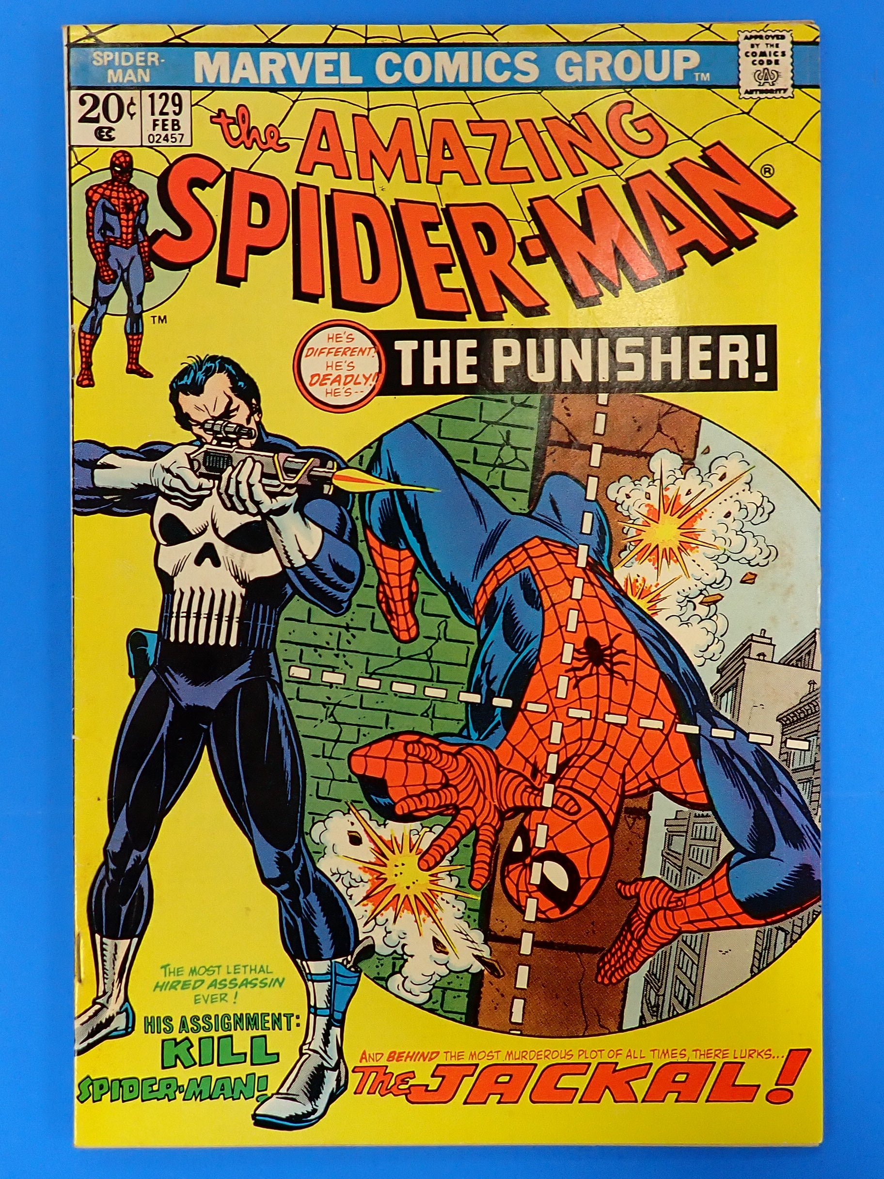 Amazing Spider-Man #129 (1974) - FN (6.5) - 1st Appearance of the Punisher
