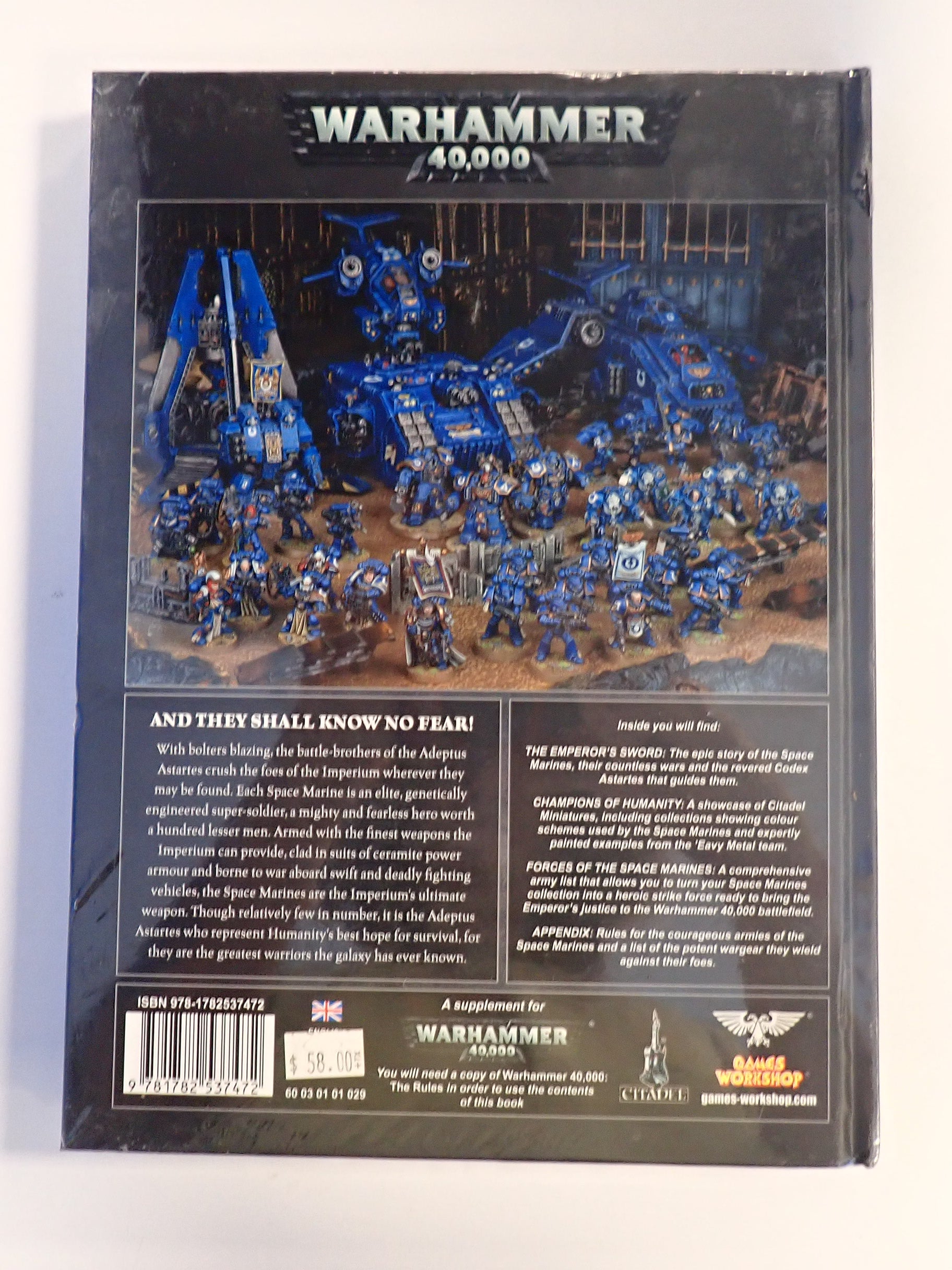 Warhammer 40K: Codex Space Marines 7th Edition [Pre-Owned]