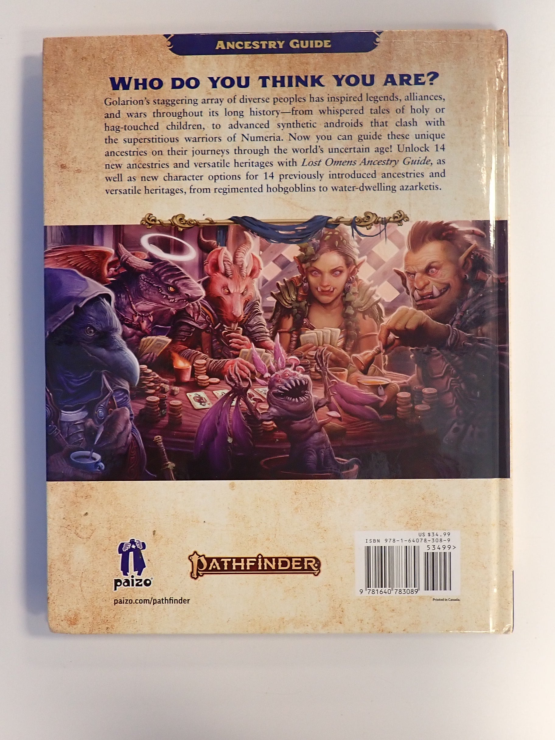 Pathfinder - Lost Omens Ancestry Guide [Pre-Owned]