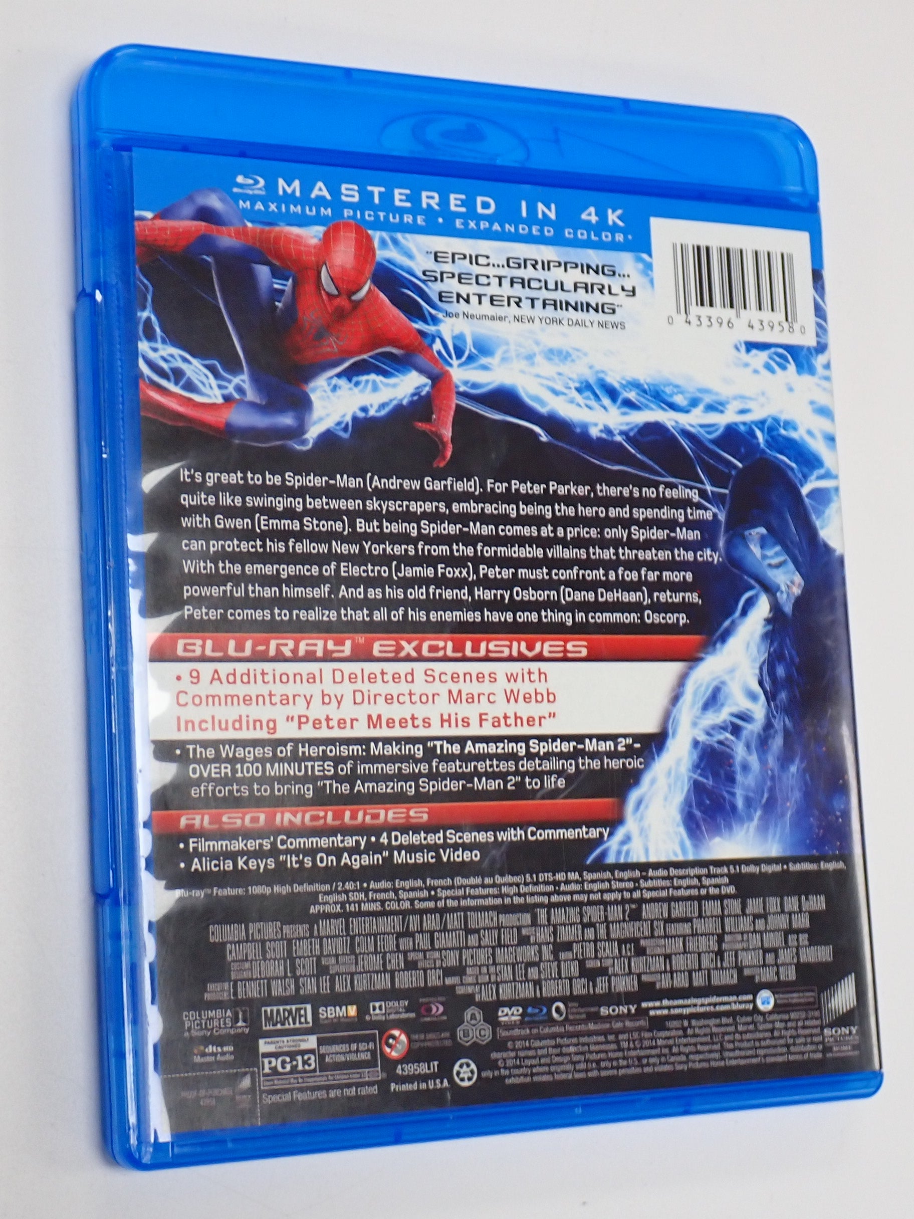 The Amazing Spider-Man 2 - Blu-Ray [Pre-Owned]