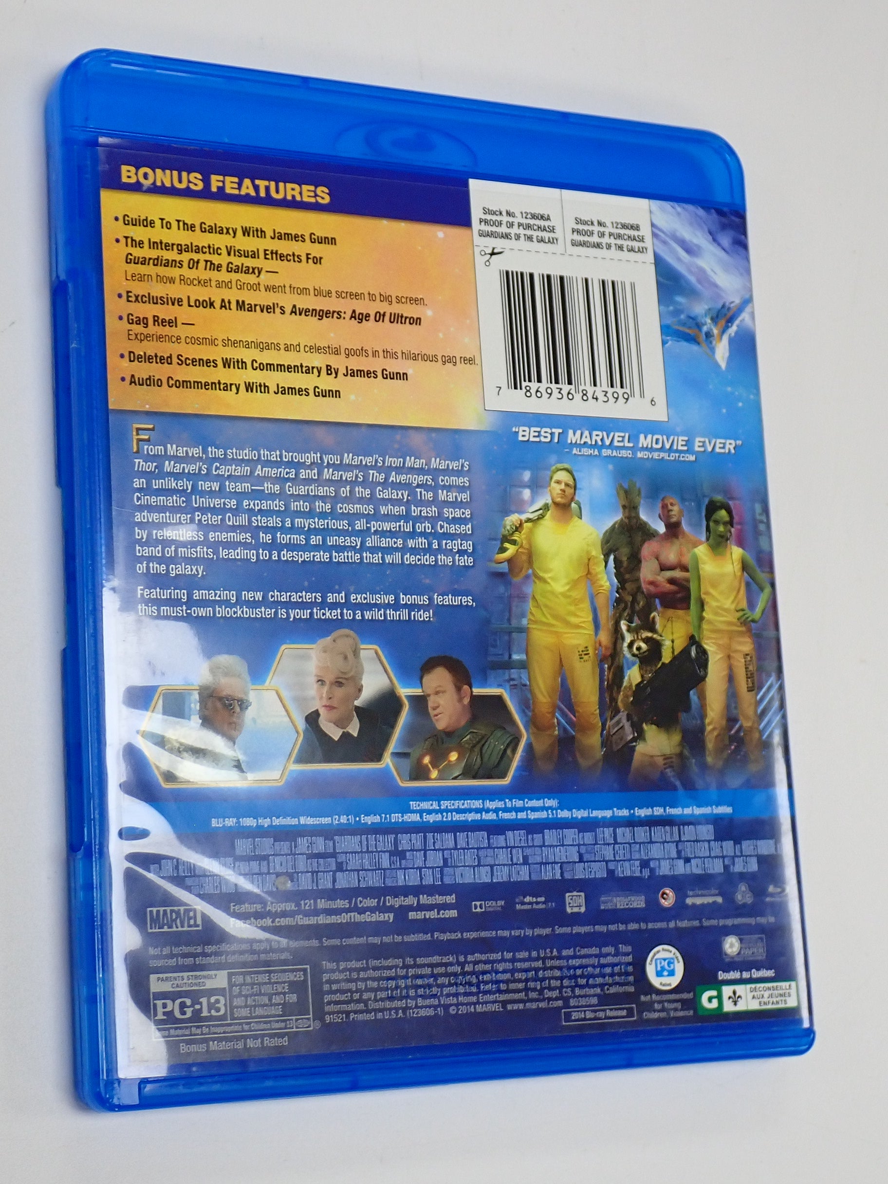 Guardians of the Galaxy - Blu-Ray [Pre-Owned]