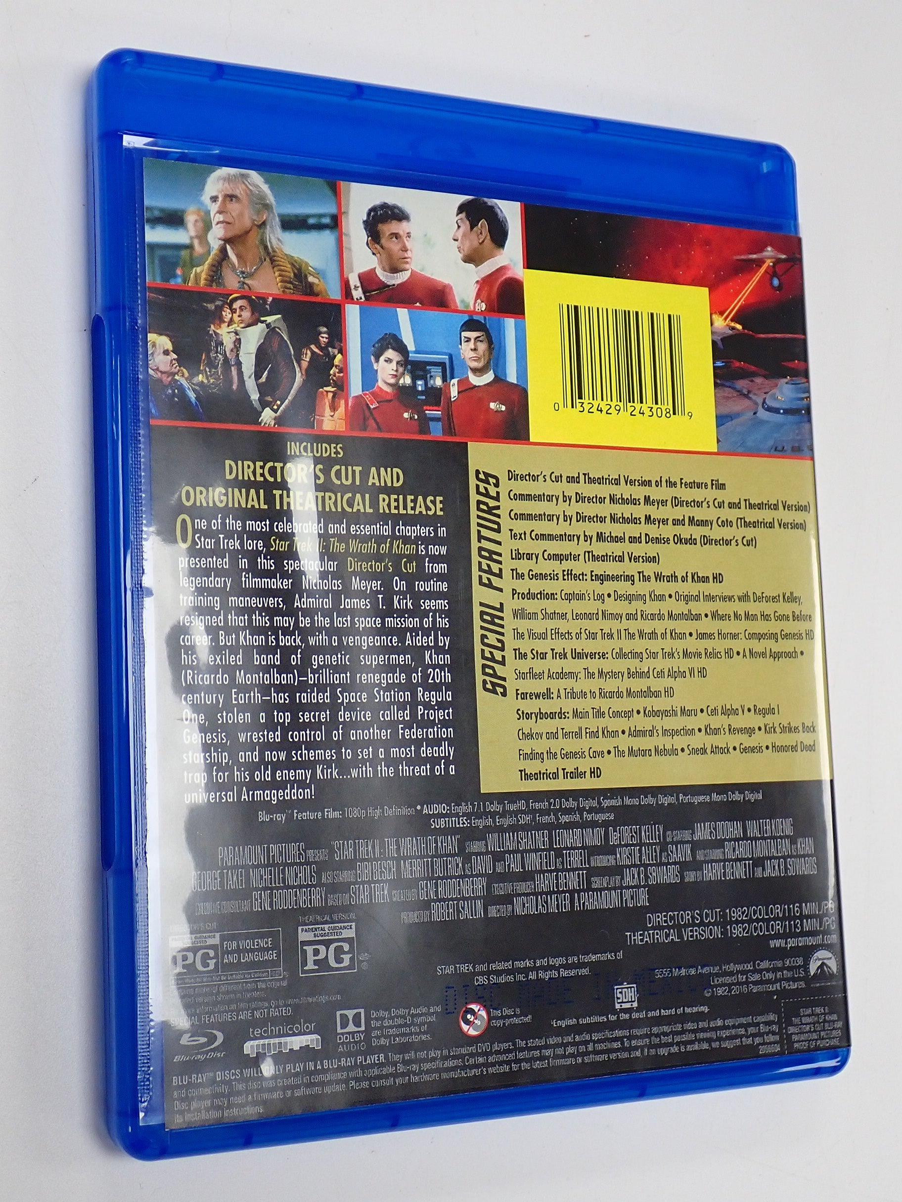 Star Trek II: The Wrath of Khan (Director's Cut) - Blu-Ray [Pre-Owned]
