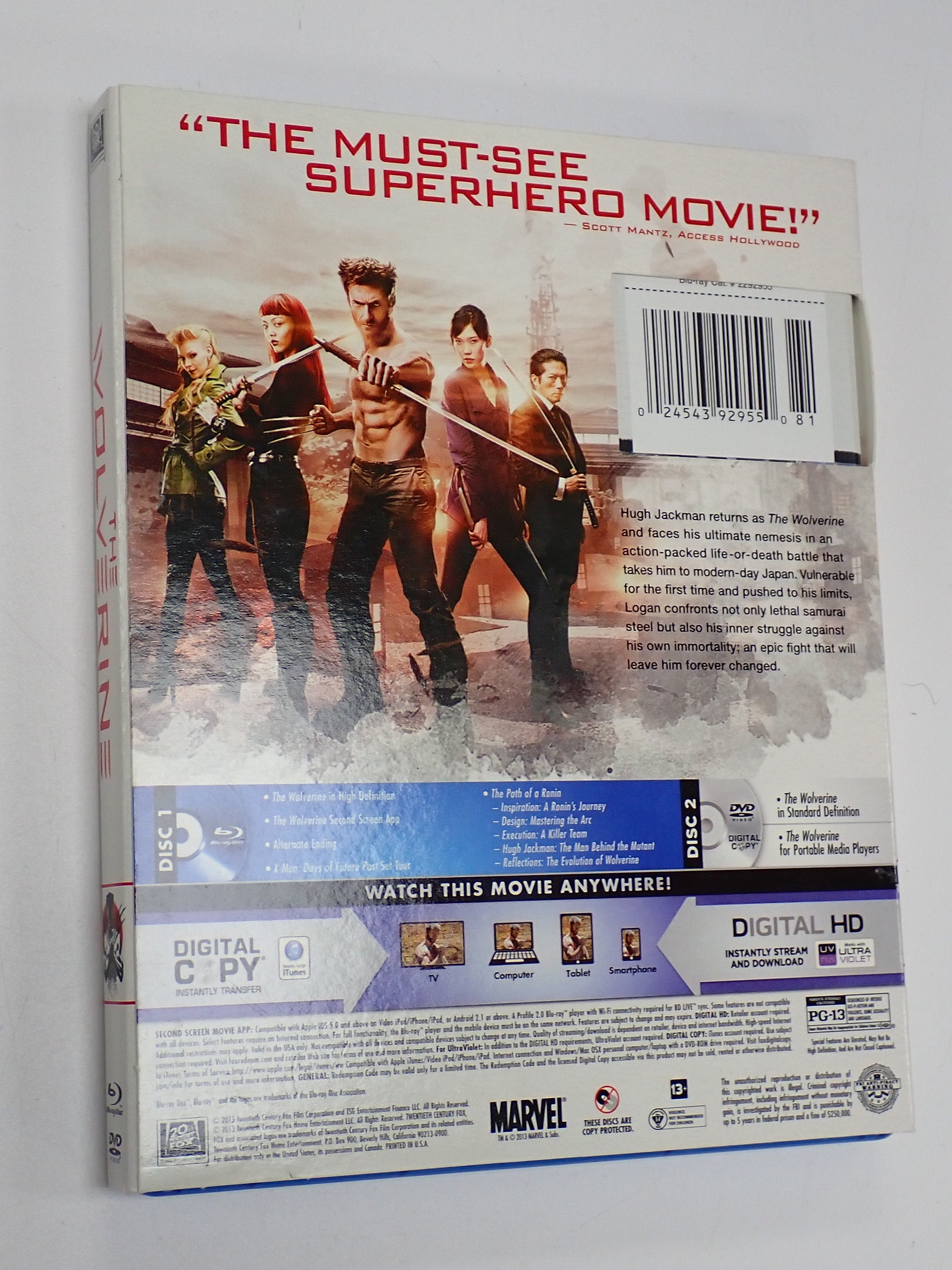 The Wolverine - Blu-Ray [Pre-Owned]