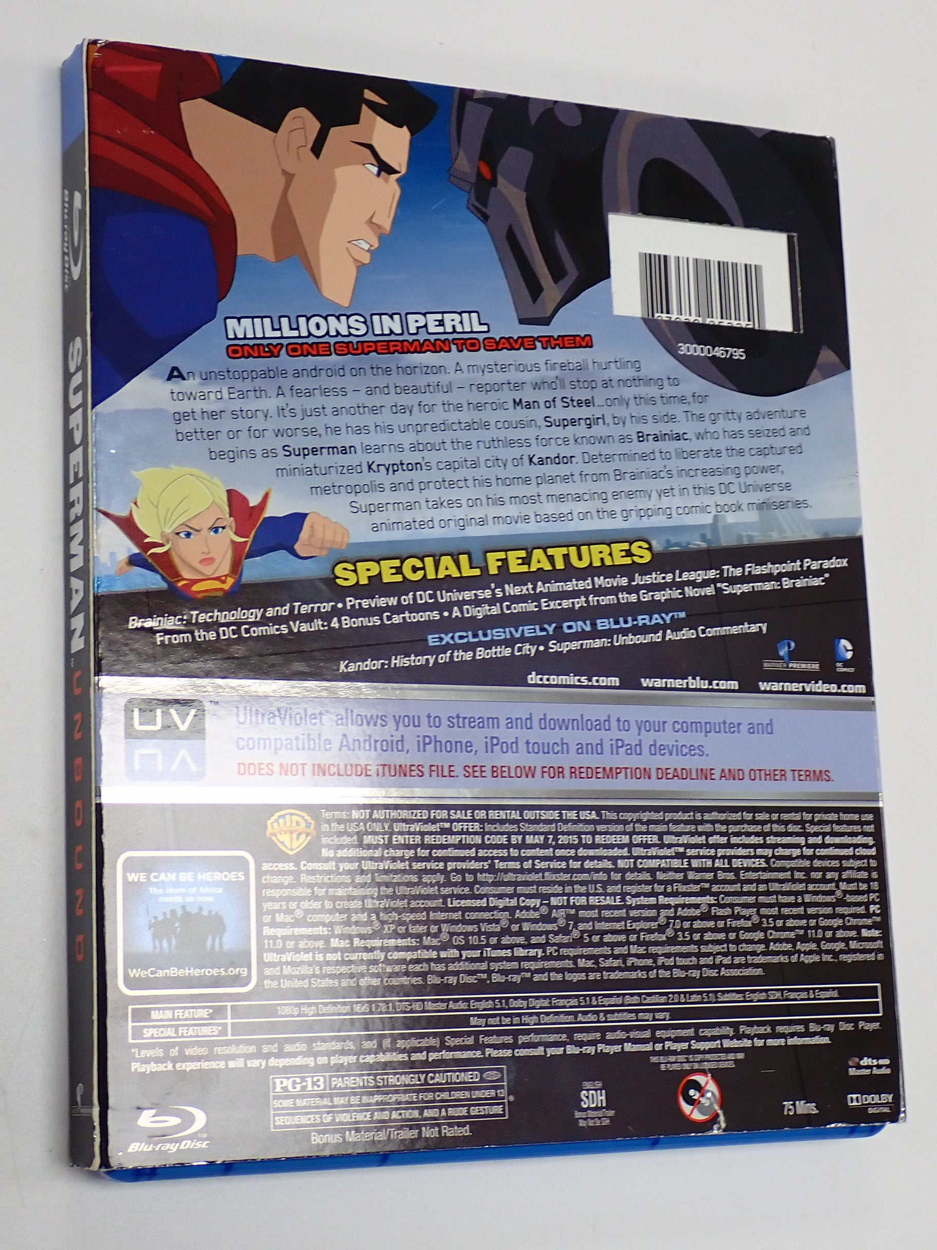 Superman Unbound - Blu-Ray [Pre-Owned]