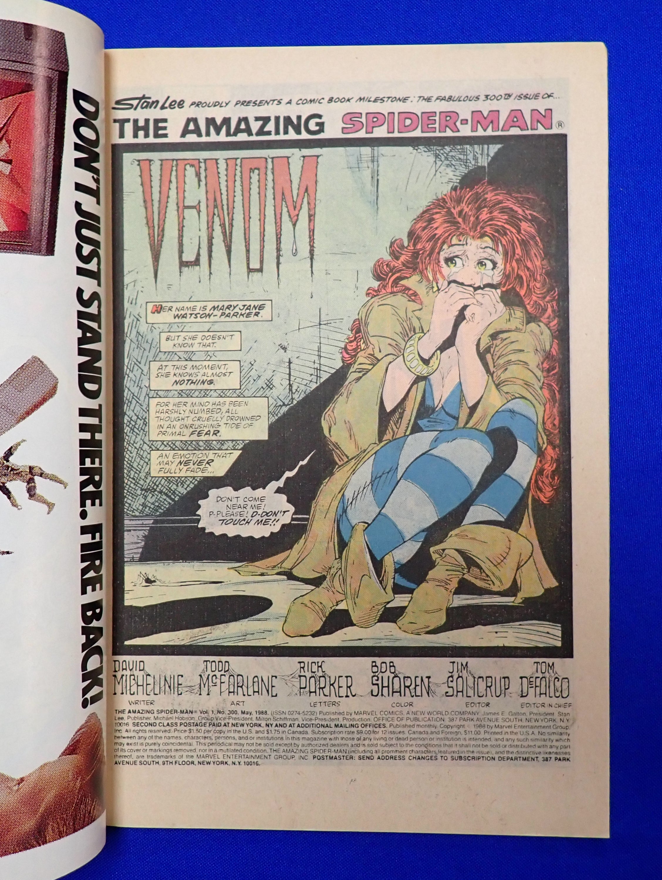 Amazing Spider-Man #300 (1988) - VF (8.0) - 1st Venom