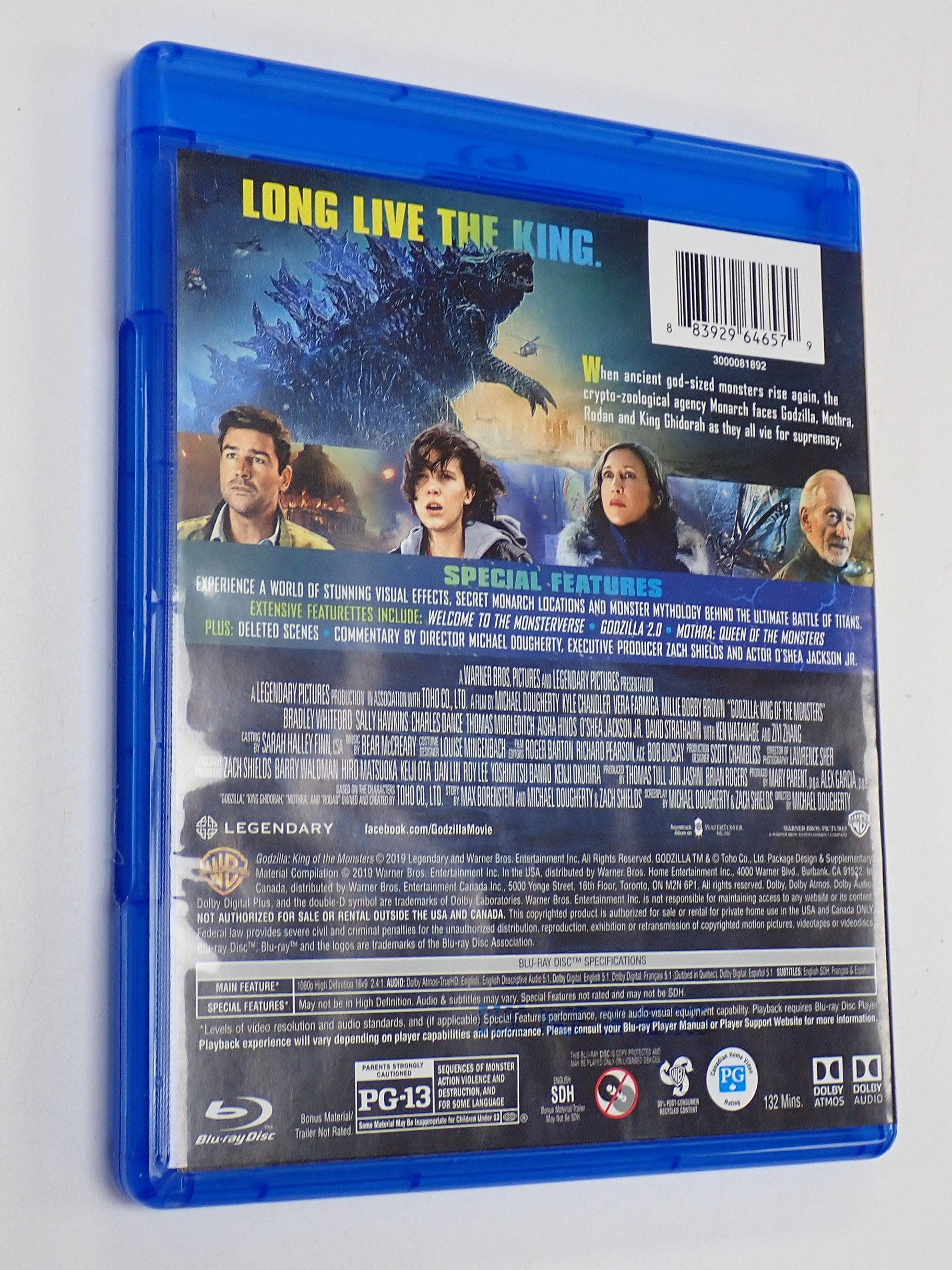 Godzilla: King of the Monsters - Blu-Ray [Pre-Owned]