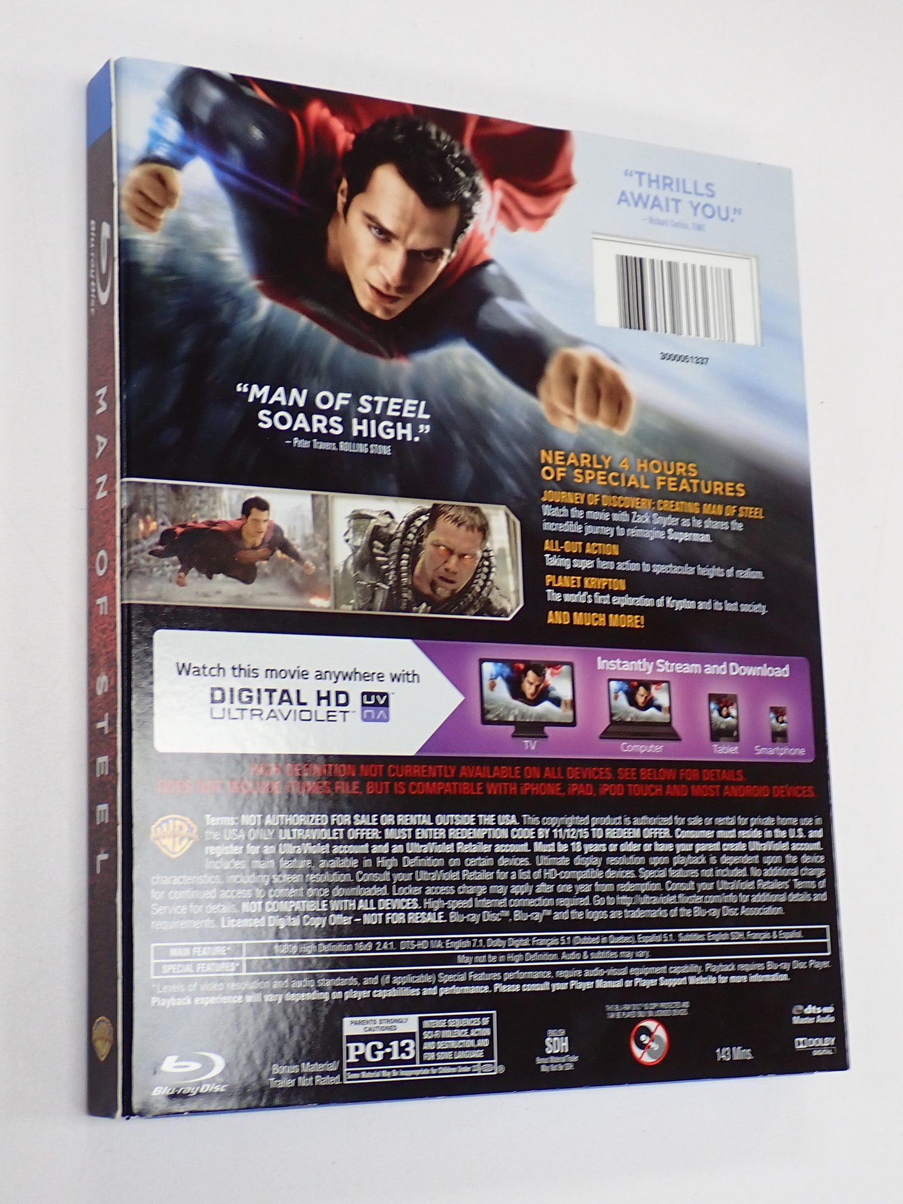 Man of Steel - Blu-Ray [Pre-Owned]