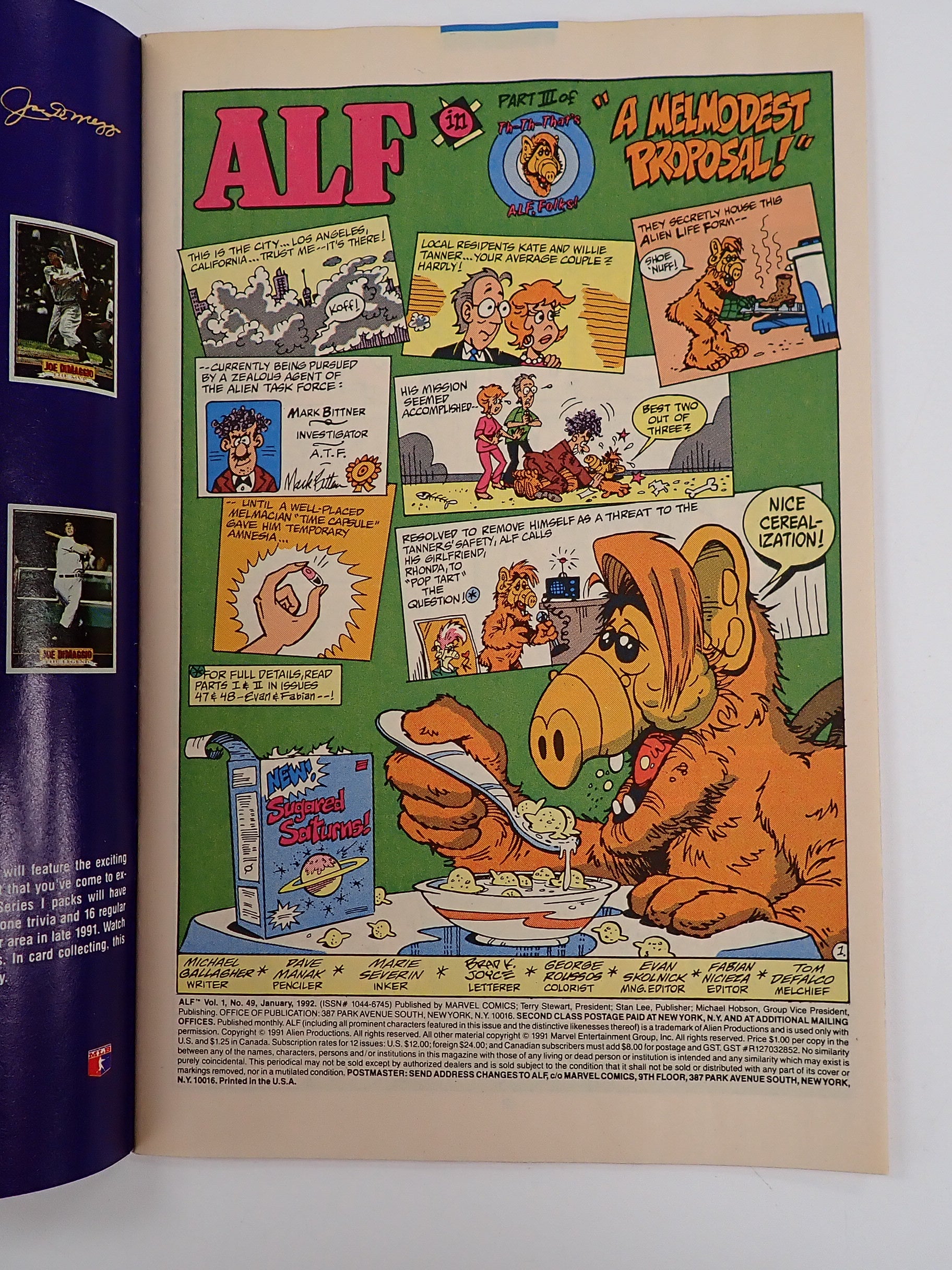 Alf #49 (1992) - (9.0)