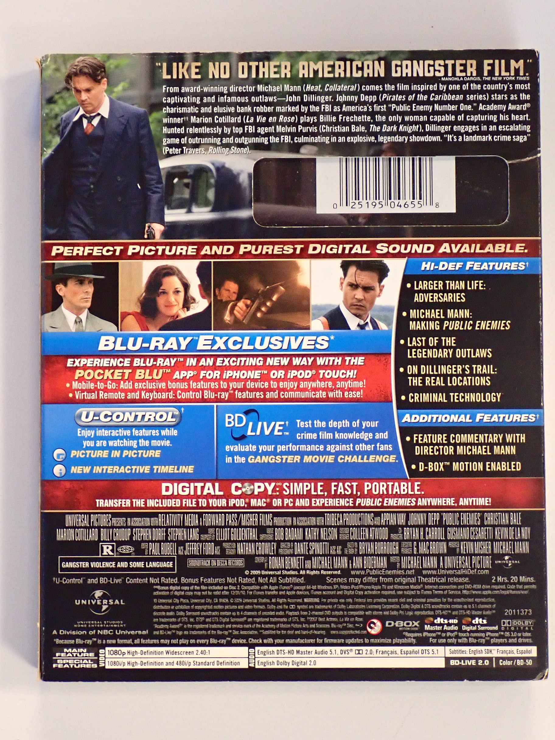 Public Enemies Special Edition - Blu-Ray [Pre-Owned]