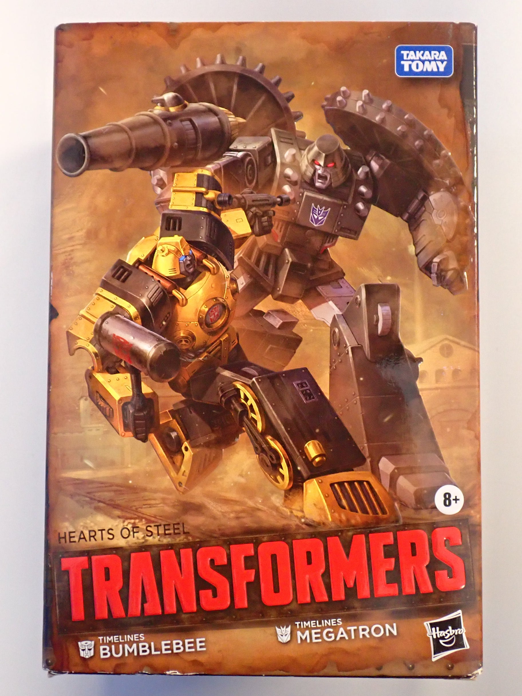 Transformers Timelines Hearts of Steel Bumblebee & Megatron 2-Pack - Takaratomy [Pre-Owned]