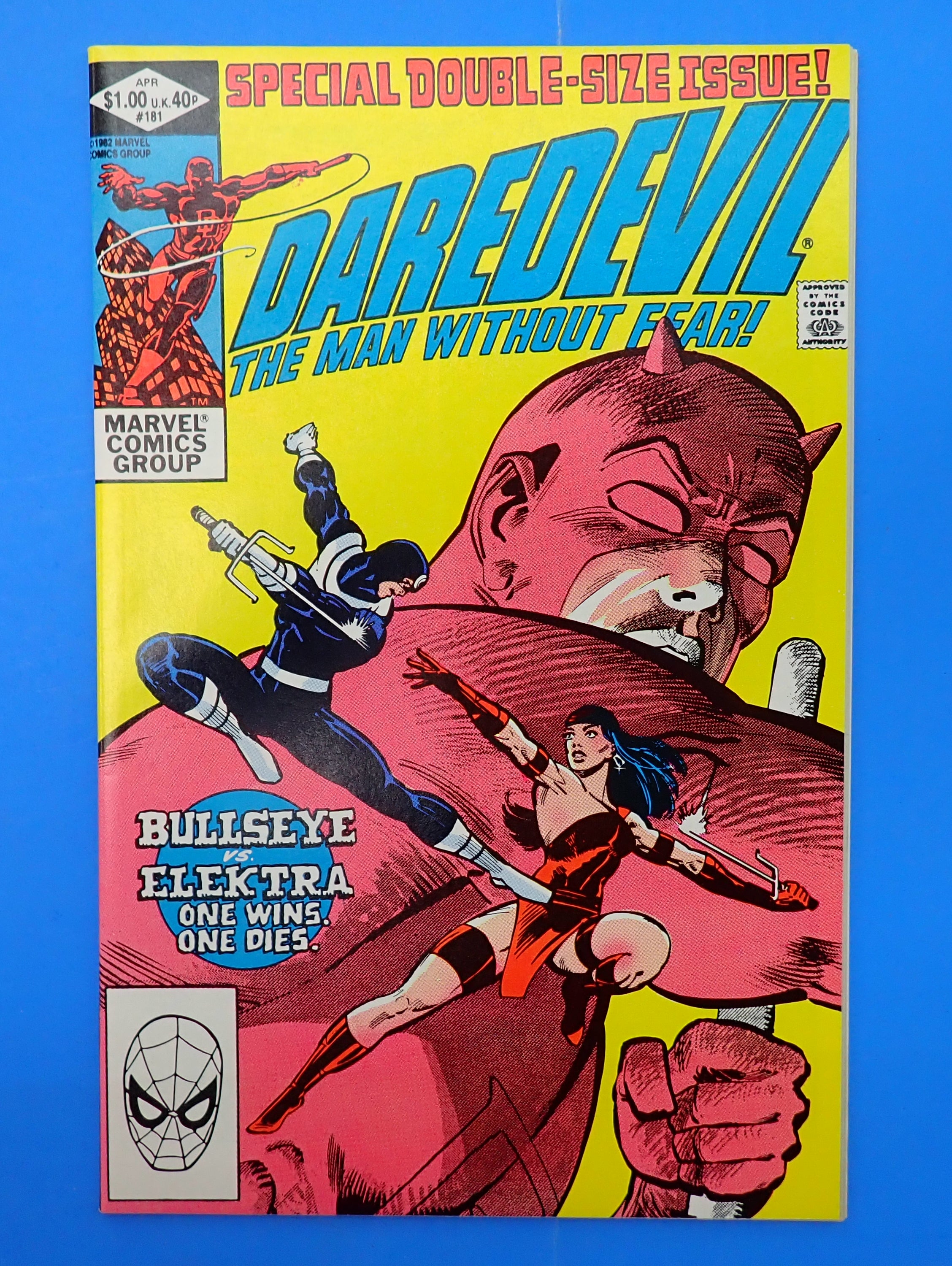 Daredevil #181 (1982) - NM (9.4) - Death of Elektra